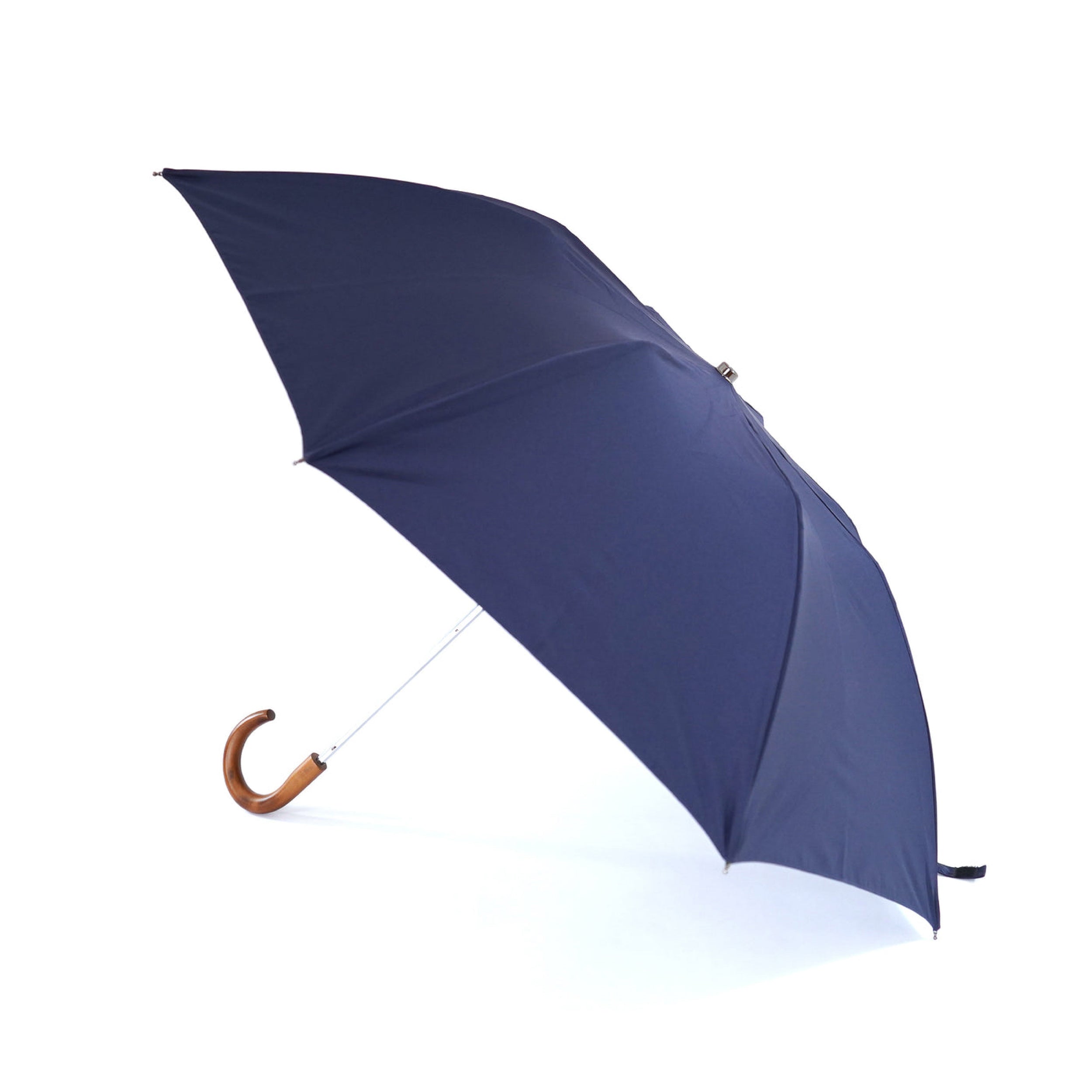 TL15 Small Maple Crook | 折りたたみ傘 | アーチ型ハンドル | メイプル | 晴雨兼用傘(遮光)(37 NAVY)