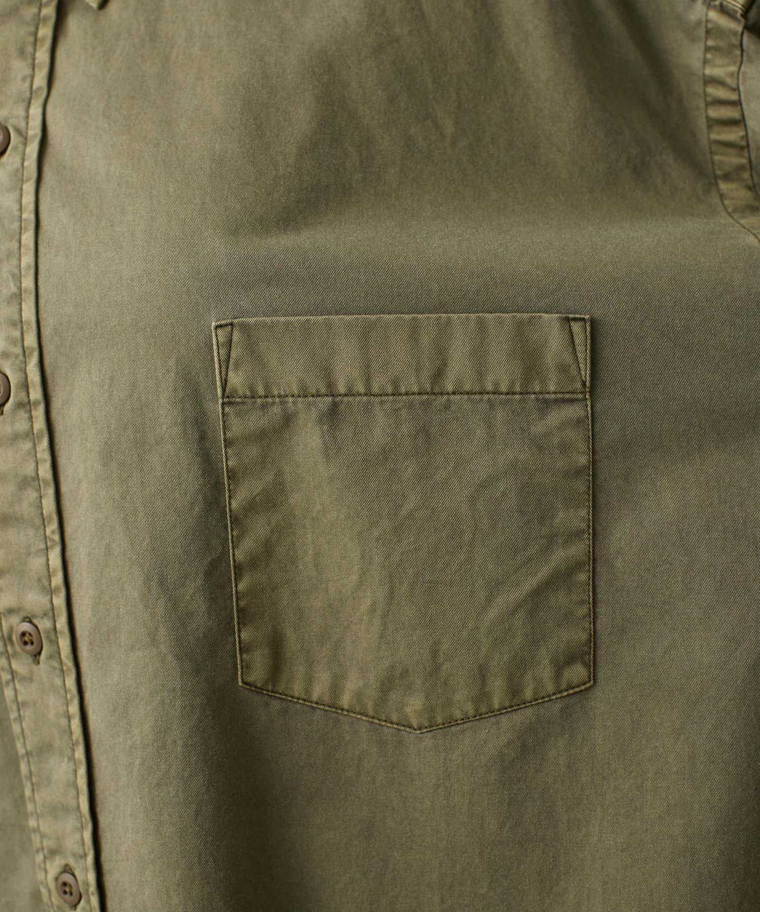 バックロゴオーバーシャツ 26W201 (KHAKI)