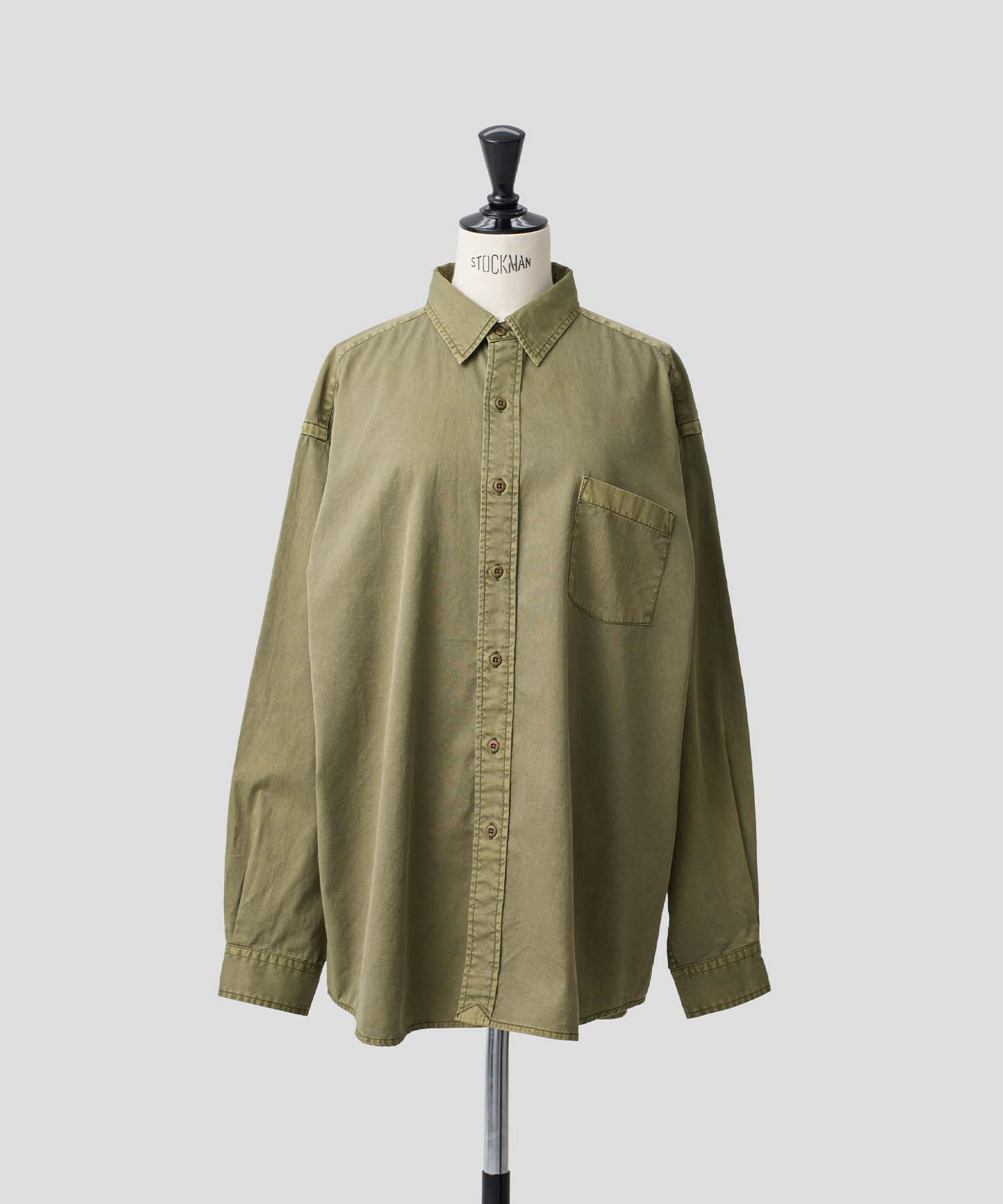 バックロゴオーバーシャツ 26W201 (KHAKI)