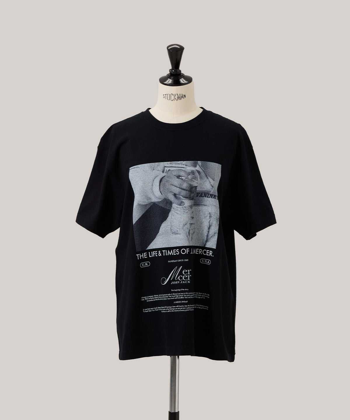 フォトTシャツ 26W010 (BLACK)