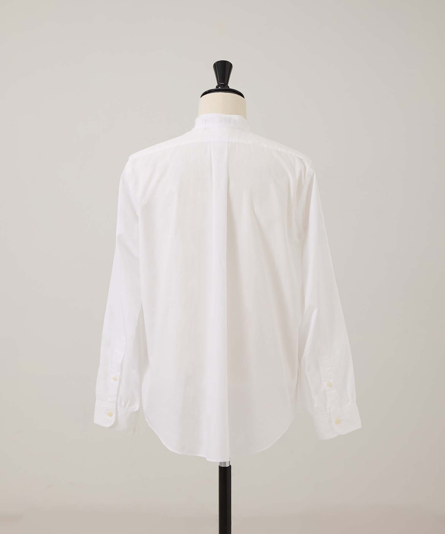 D310RA マンダリンカラーシャツ (WHITE)