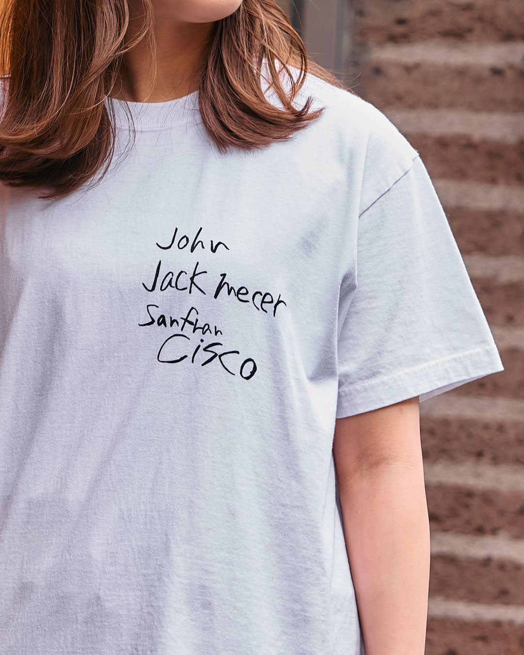 ロゴTシャツ 26W011 (WHITE)