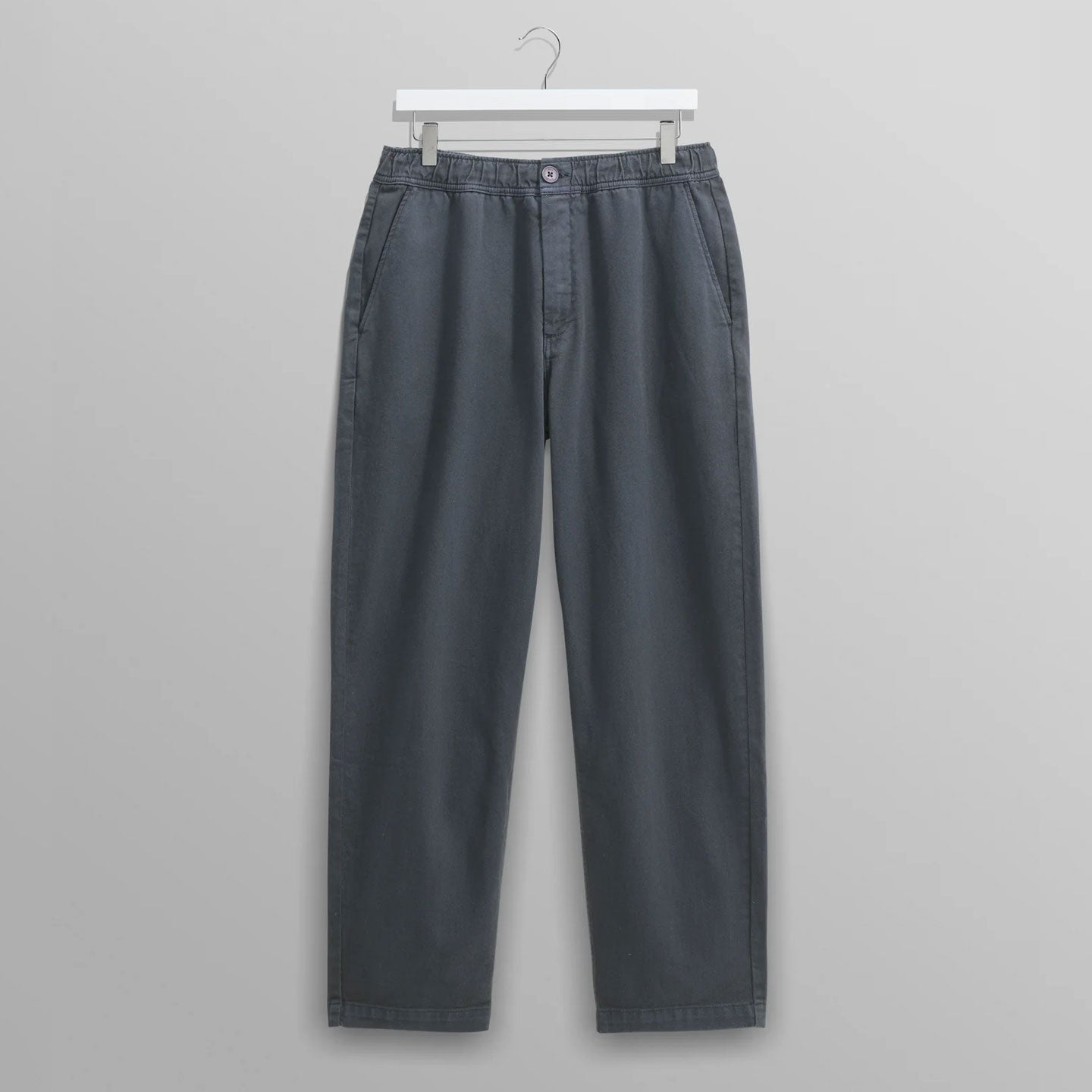 カートトラウザーズ ORGANIC COTTON TWILL (PETROL BLUE)