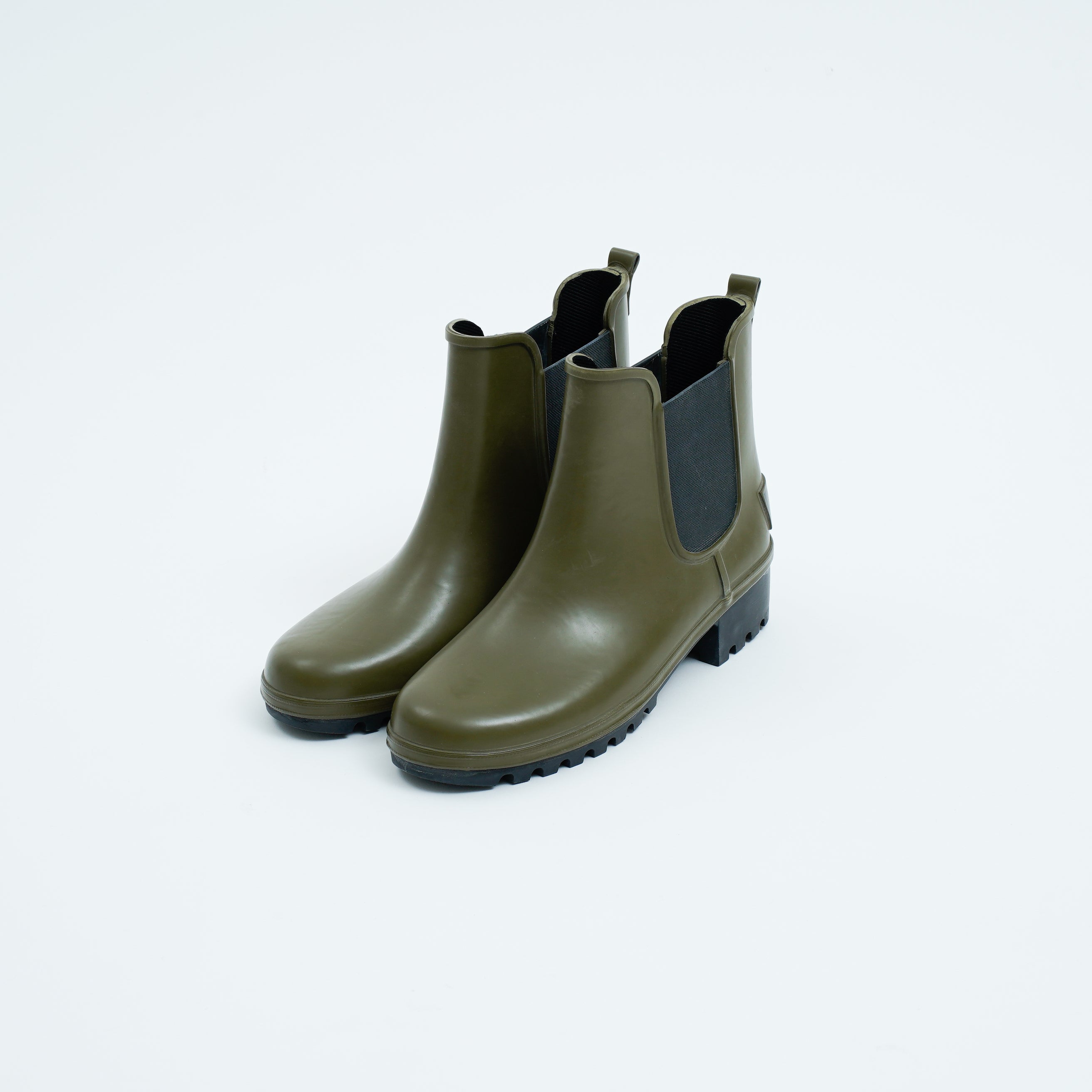 サイドゴア_オリーブ4