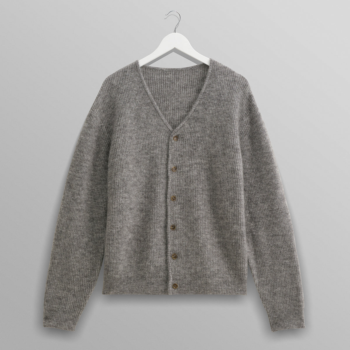アルバンカーディガン モヘア (GREY MARL)｜Wax London ワックスロンドン