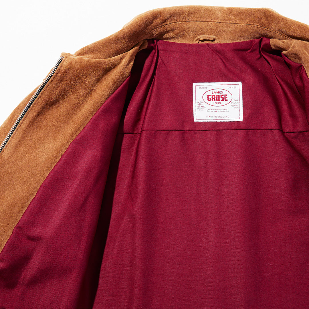 カールトン(カウ/スエード生地)- CARLTON COW SUEDE (TAN/COGNAC)