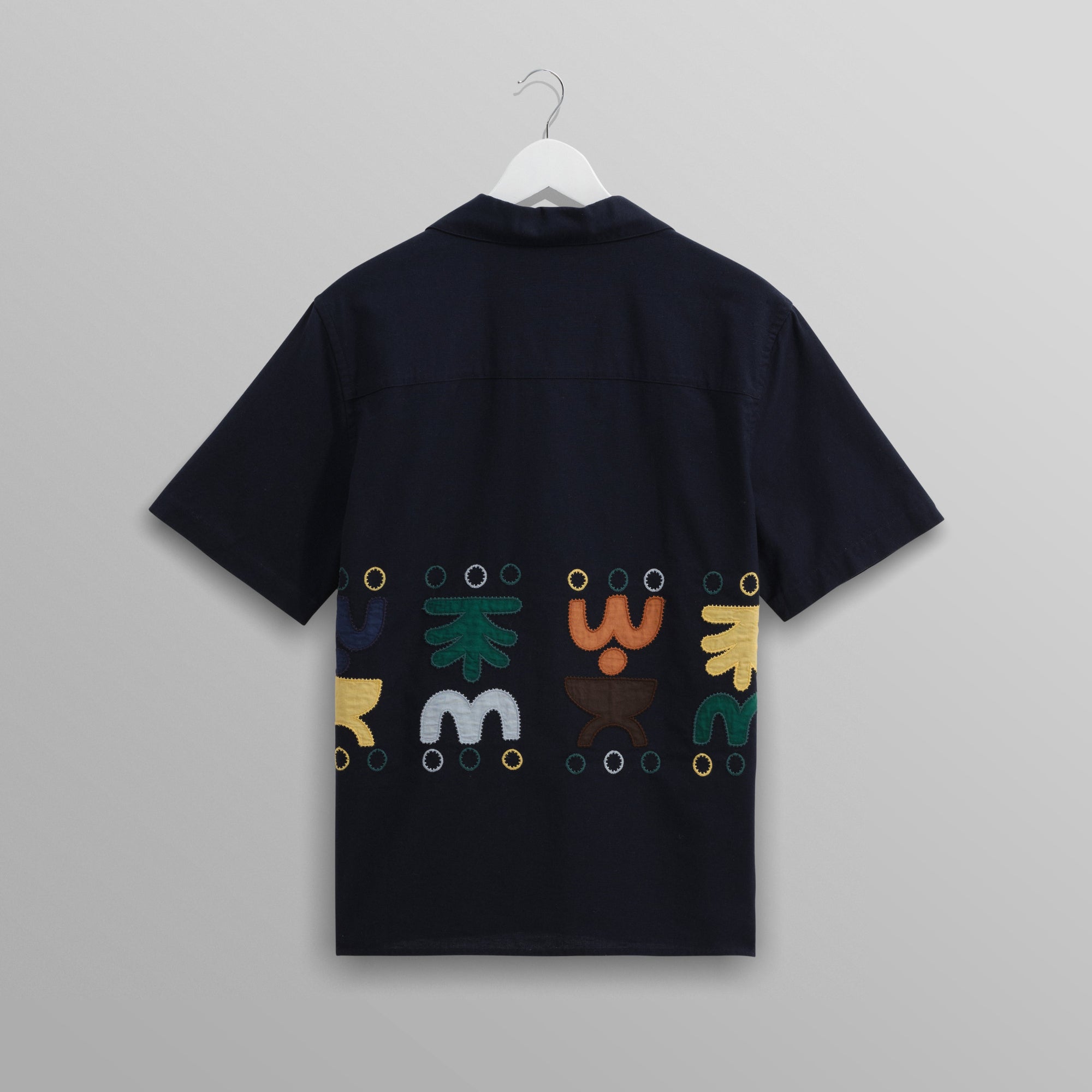 ディドコットシャツ BOLD DOODLE APPLIQUE (NAVY/MULTI)