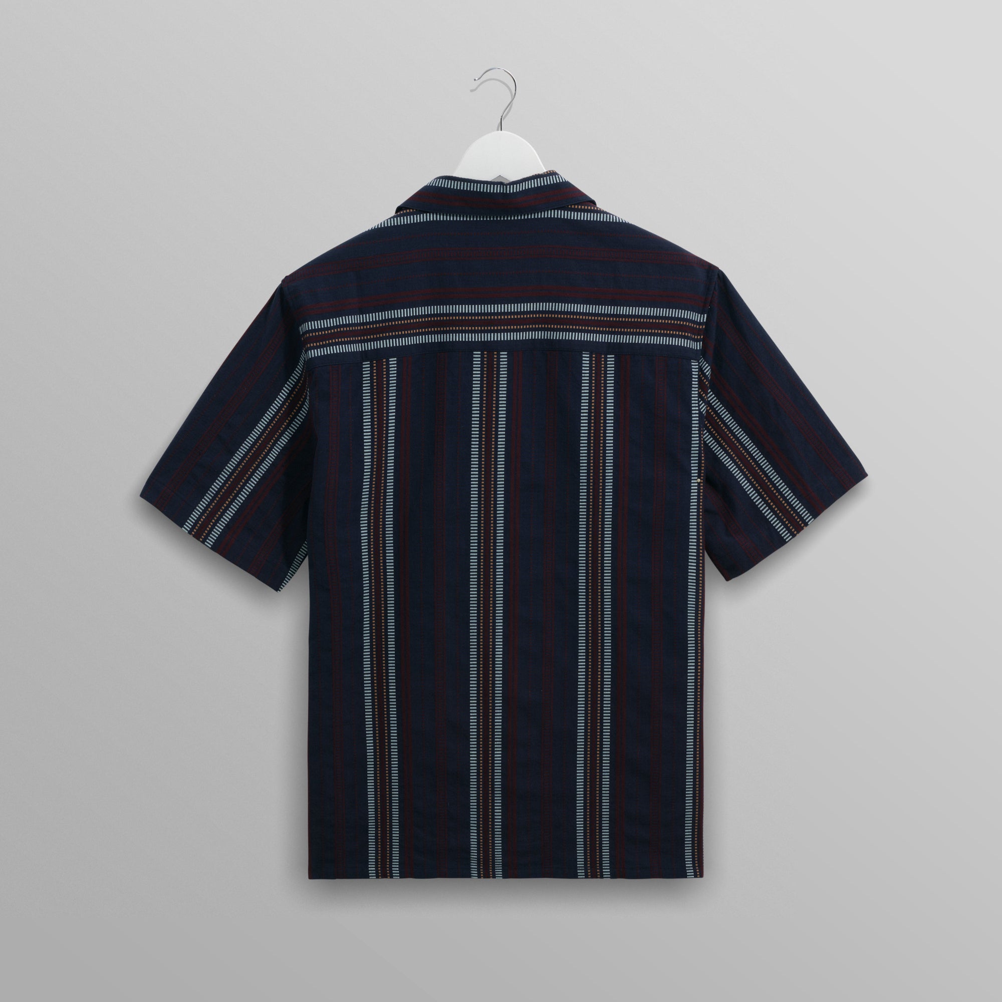 ディドコットシャツ COTTON DOBBY STRIPE (NAVY/MULTI)