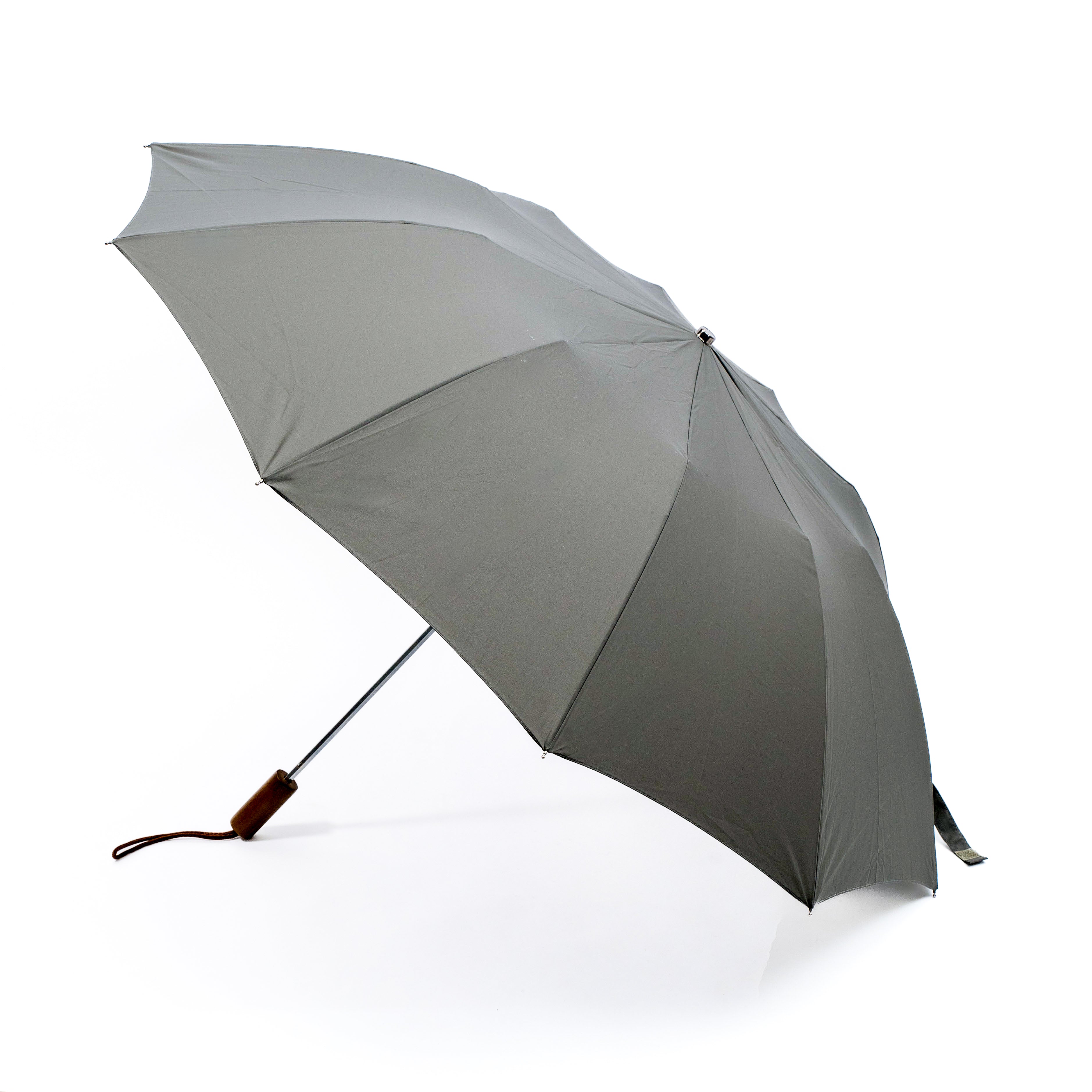 TL2 Maple Straight | 折りたたみ傘 | ストレート型ハンドル | メイプル | 雨用傘 (BROWN-03 GREY)