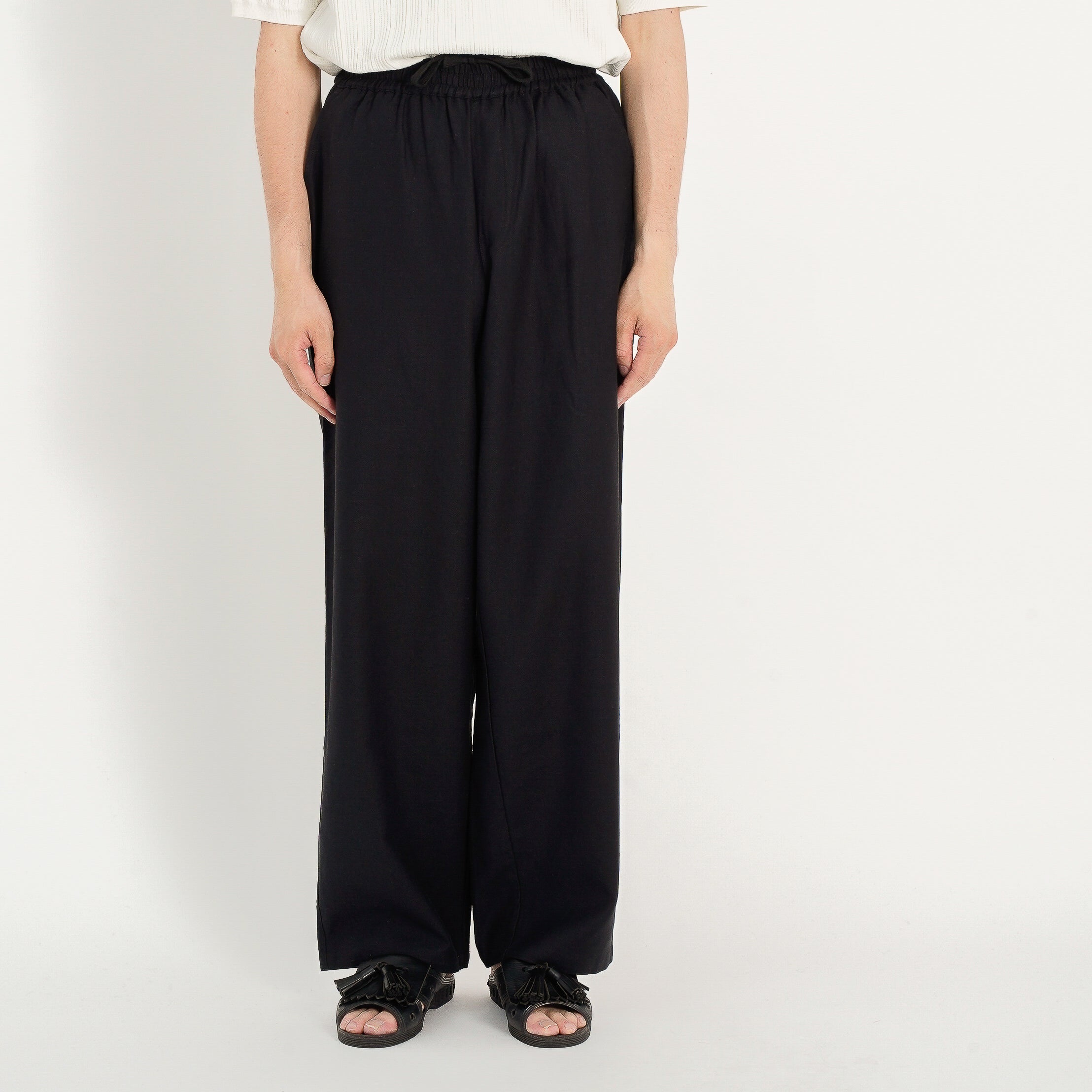 キャンベルトラウザーズ (BLACK)