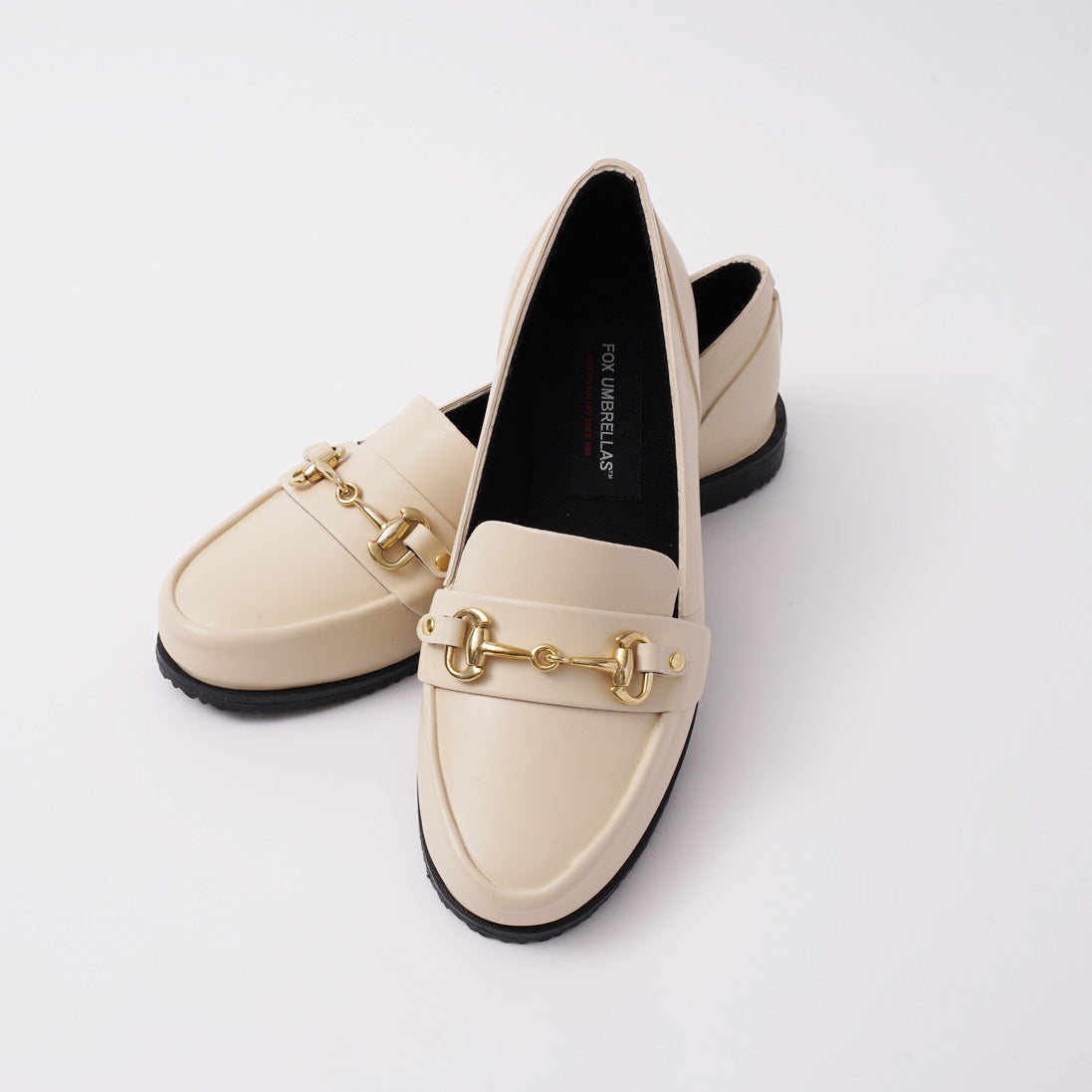 ウィメンズ ビットローファー (つや消し)Fox Umbrellas フォックスアンブレラズ