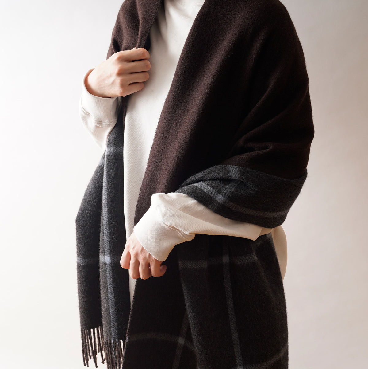 TCS51803 | 70x190 | ミッドグレー・ベイビーブルー・チョコレート | ダブルフェイス