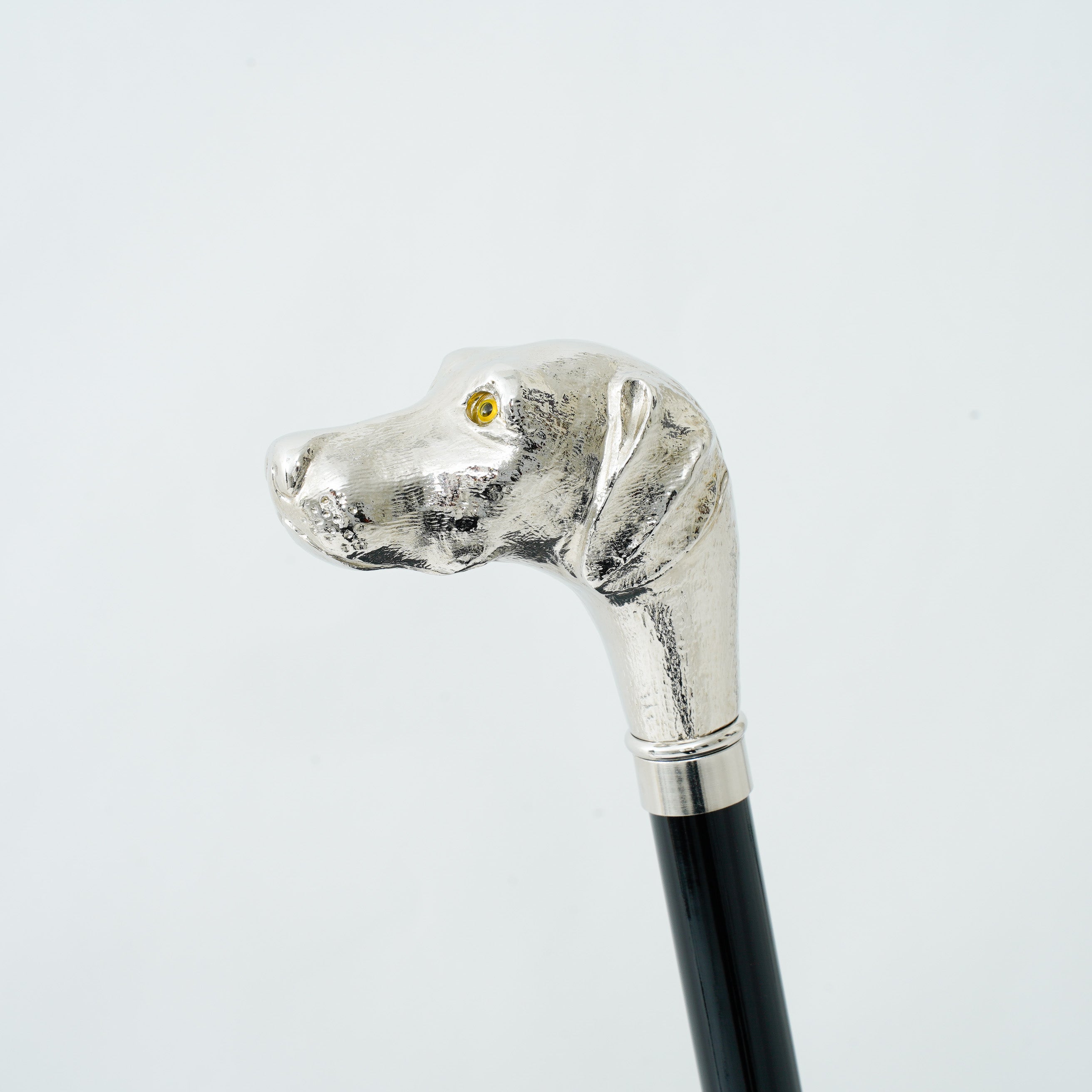 GT29 Nickel Animal Head | 長傘 | アニマルヘッド | ニッケル | 晴雨兼用傘(DOG-099 BLACK)