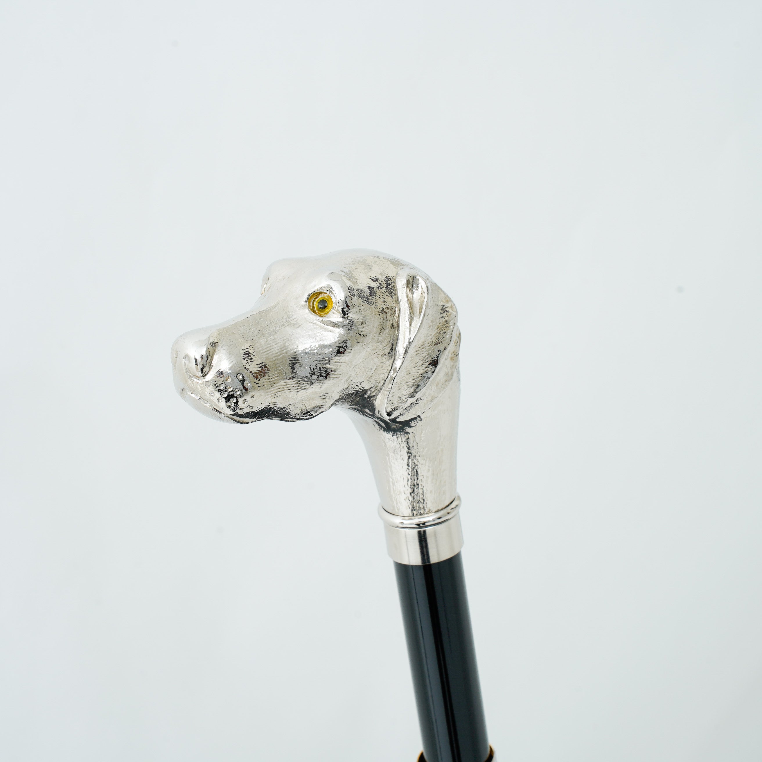 GT29 Nickel Animal Head | 長傘 | アニマルヘッド | ニッケル | 晴雨兼用傘(DOG-099 BLACK)