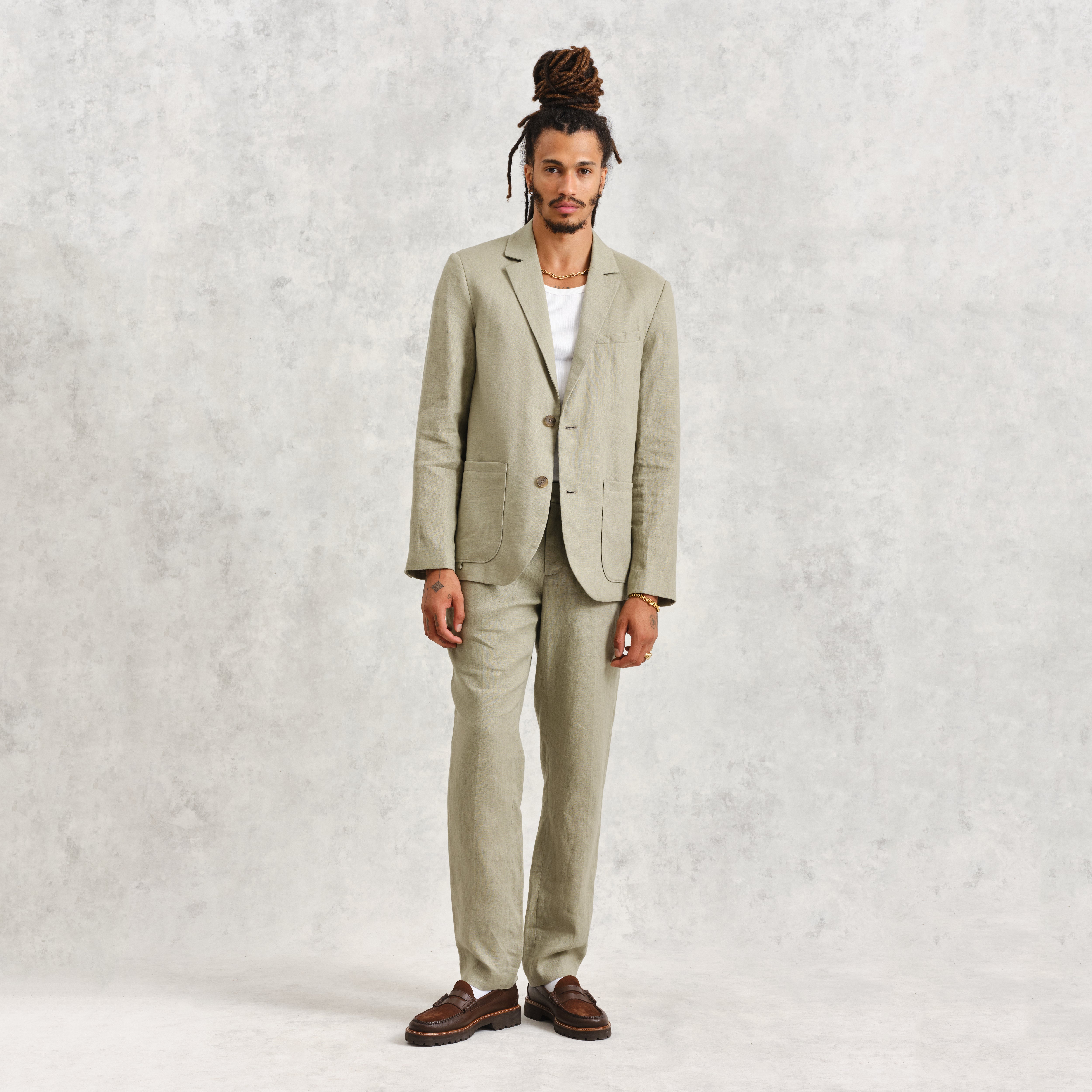 フィントリーブレザー (PALE KHAKI)