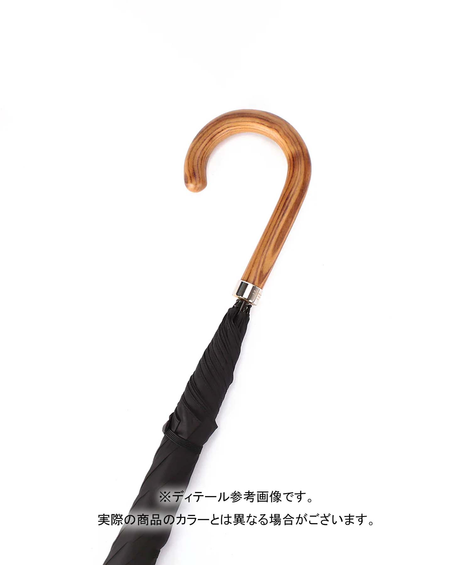 GT1 Hardwood | 長傘 | アーチ型ハンドル | ハードウッド | 晴雨兼用傘 (099 BLACK)