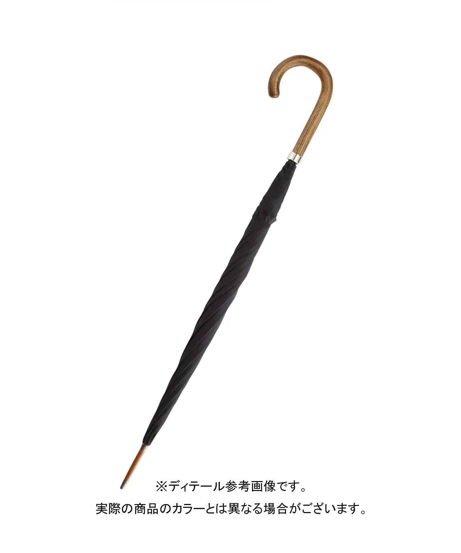 GT1 Hardwood | 長傘 | アーチ型ハンドル | ハードウッド | 晴雨兼用傘 (Dark Graind-PRINCE OF WALES GREY)