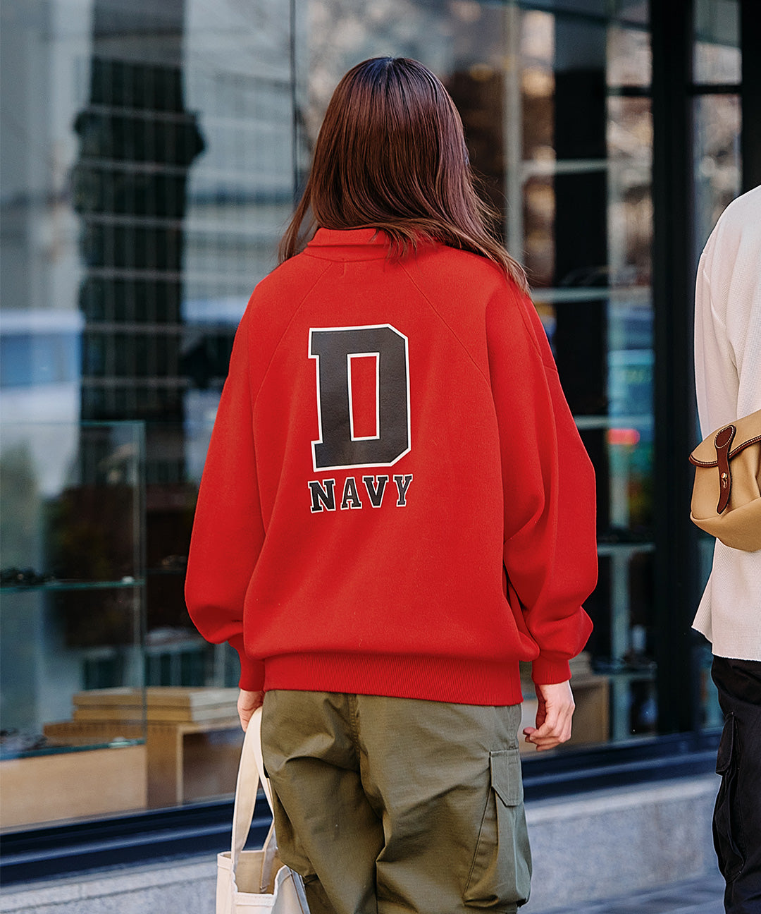 バックロゴスキッパーポロニット 25W702 (RED)