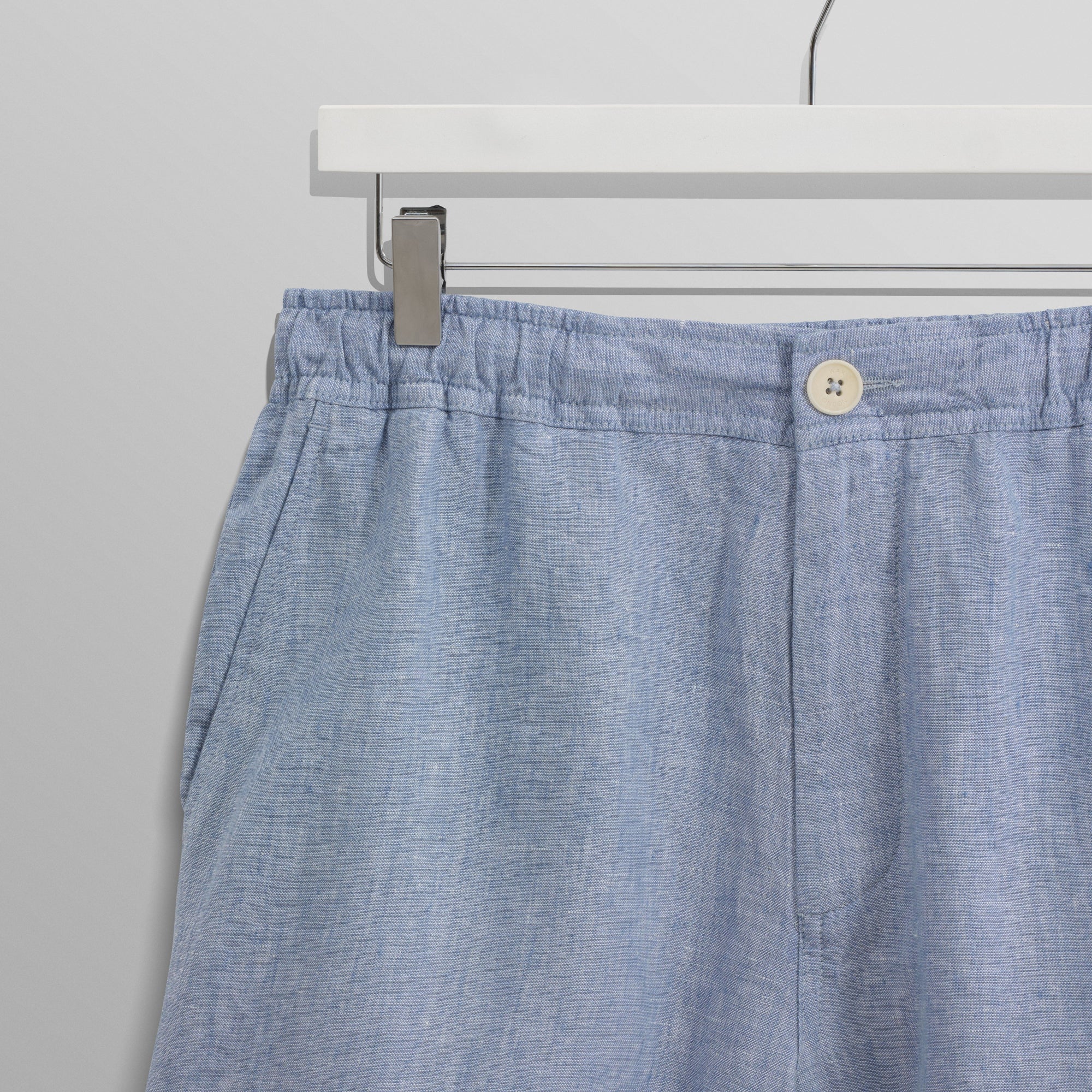 カートショーツ TOW TONE LINEN (BLUE) - グリニッジ オンラインストア