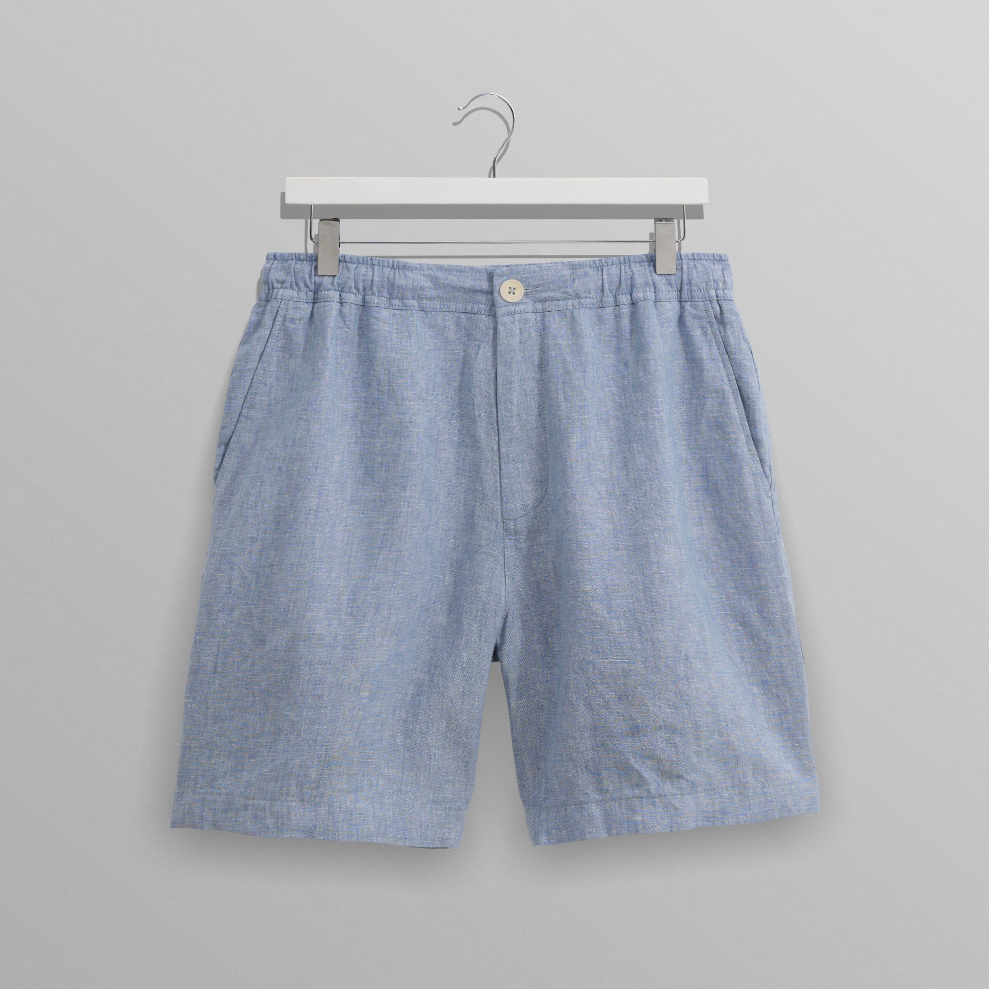 カートショーツ TOW TONE LINEN (BLUE) - グリニッジ オンラインストア