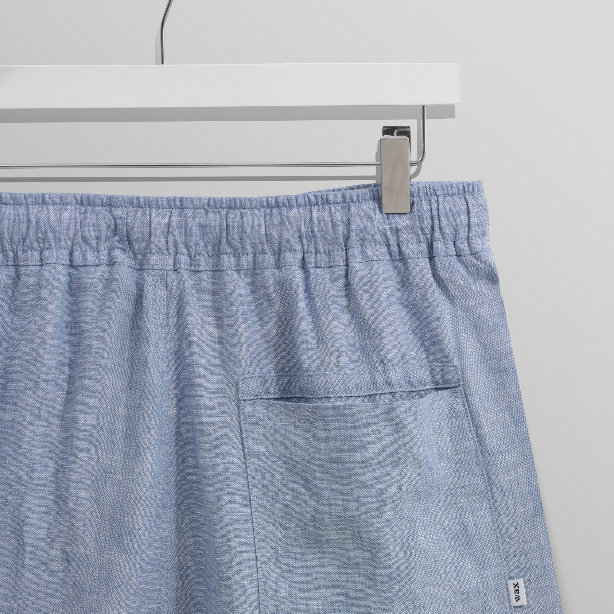 カートショーツ TOW TONE LINEN (BLUE) - グリニッジ オンラインストア
