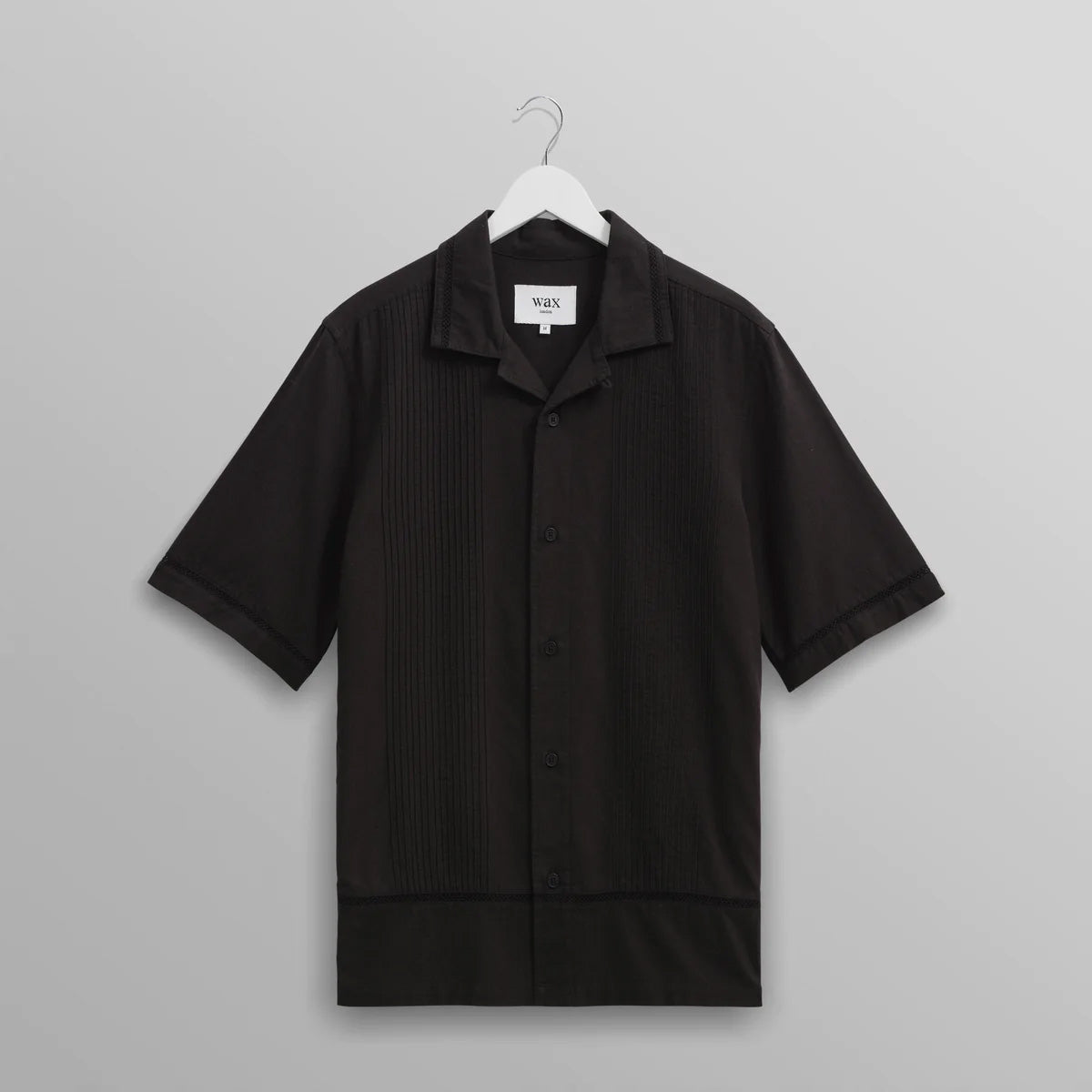 ニュートンシャツ(BLACK)│wax london ワックスロンドン ニュートンシャツ(BLACK)│wax london ワックスロンドン
