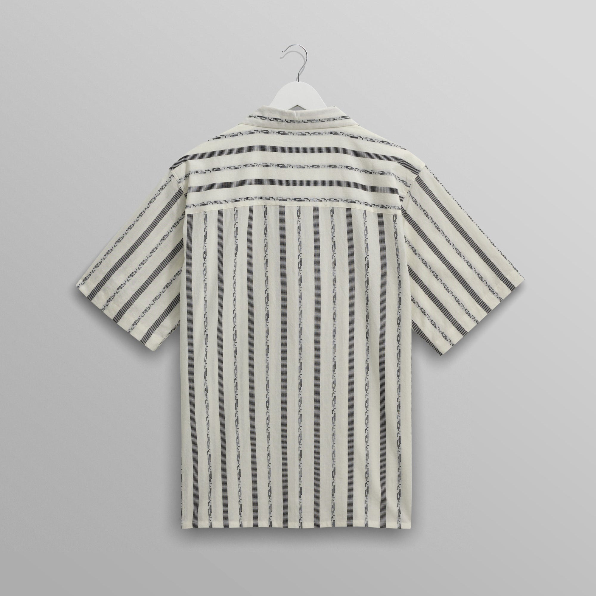 ディドコットシャツ FLECK STRIPE (ECRU)