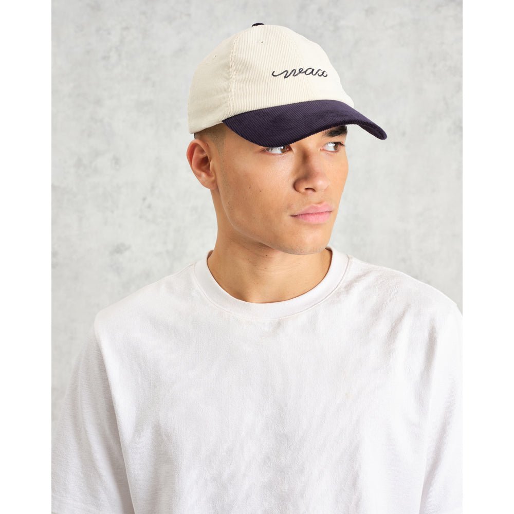 スポーツキャップ CORD (ECRU/NAVY) - グリニッジ オンラインストア