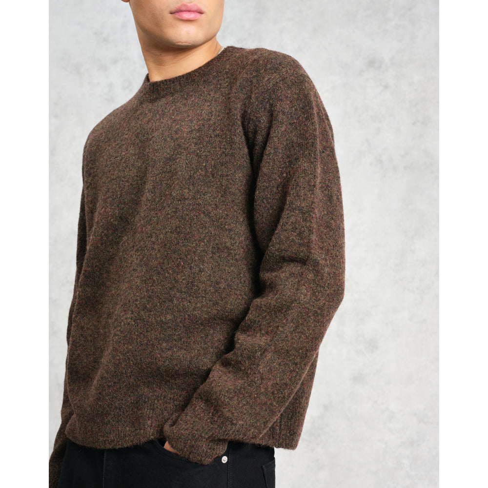 ワイルドクルー FLUFFY WOOL BLEND (BROWN)