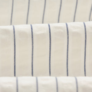 キューシャツ SEERSUCKER STRIPE (WHITE/BLUE)