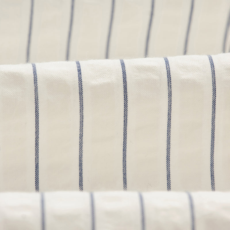キューシャツ SEERSUCKER STRIPE (WHITE/BLUE)