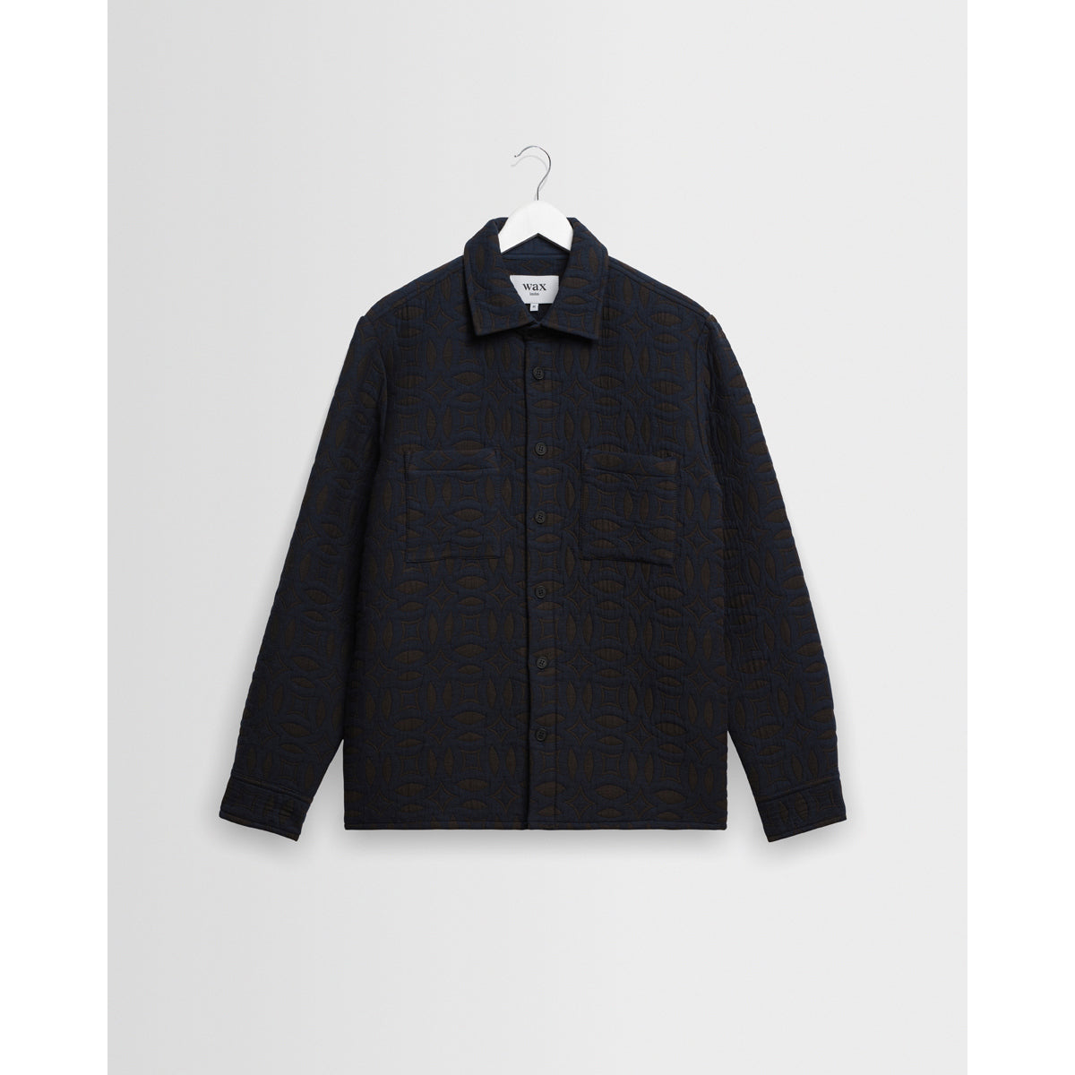 オーバーシャツ OTTO ORNATE QUILT (NAVY/BROWN)
