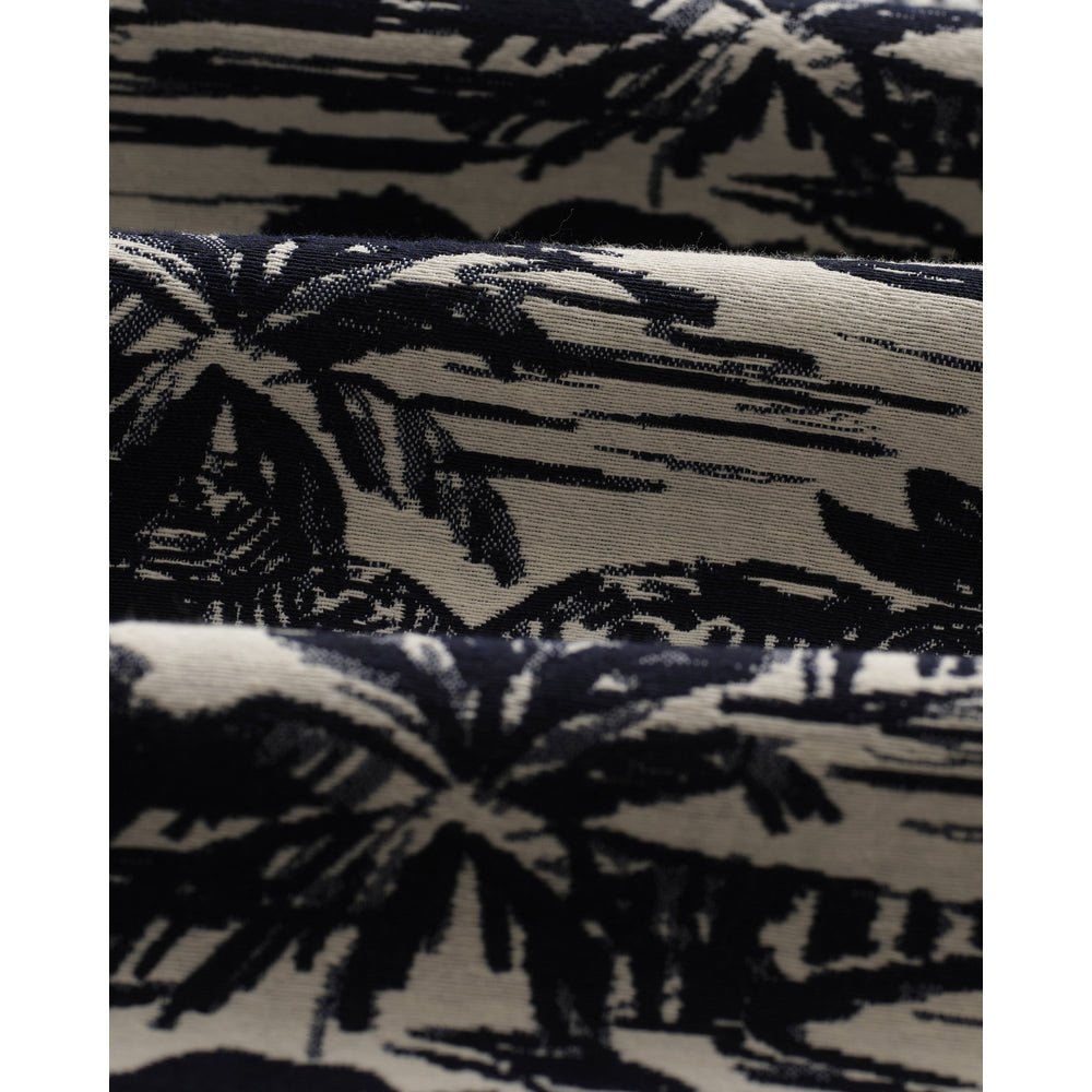 カートショーツ BEACH SCENE JACQUARD (NAVY/ECRU) - グリニッジ オンラインストア