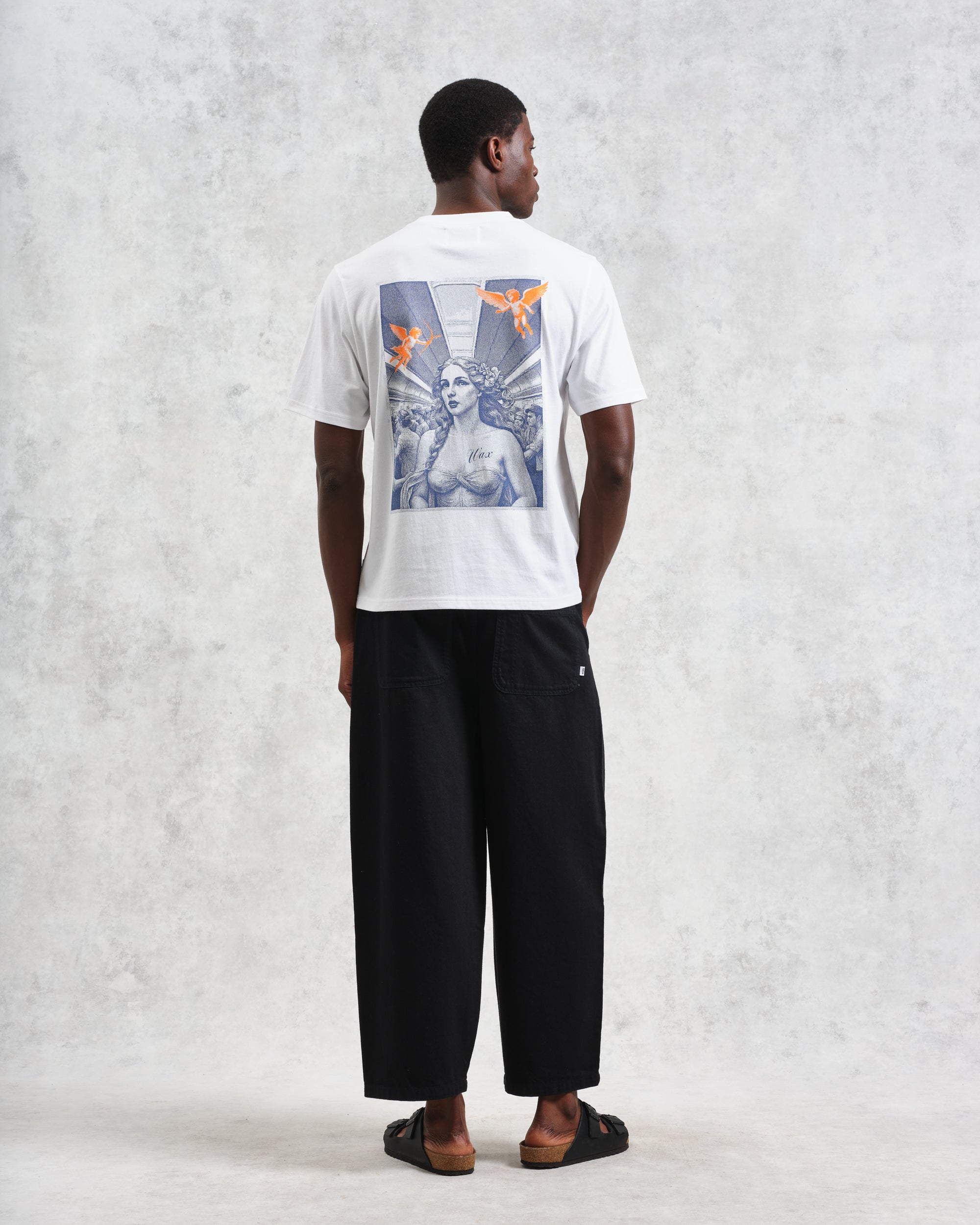 ディーンショートスリーブTシャツ VENUS ON TUBE (WHITE)