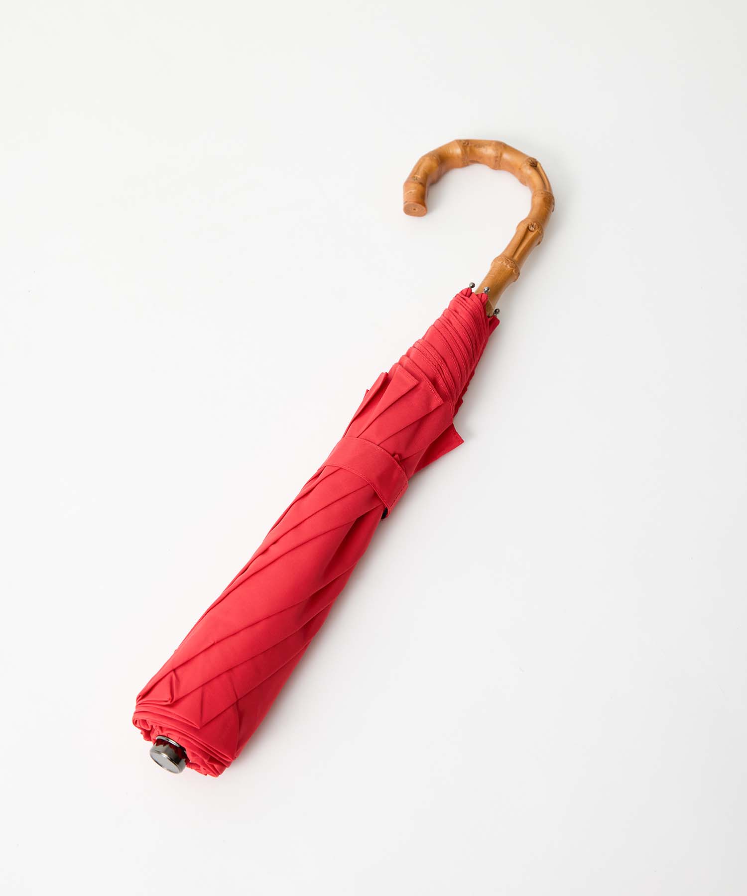 TL12 Whangee | 折りたたみ傘 | アーチ型ハンドル | ワンギー | 晴雨兼用傘 (350 RED)