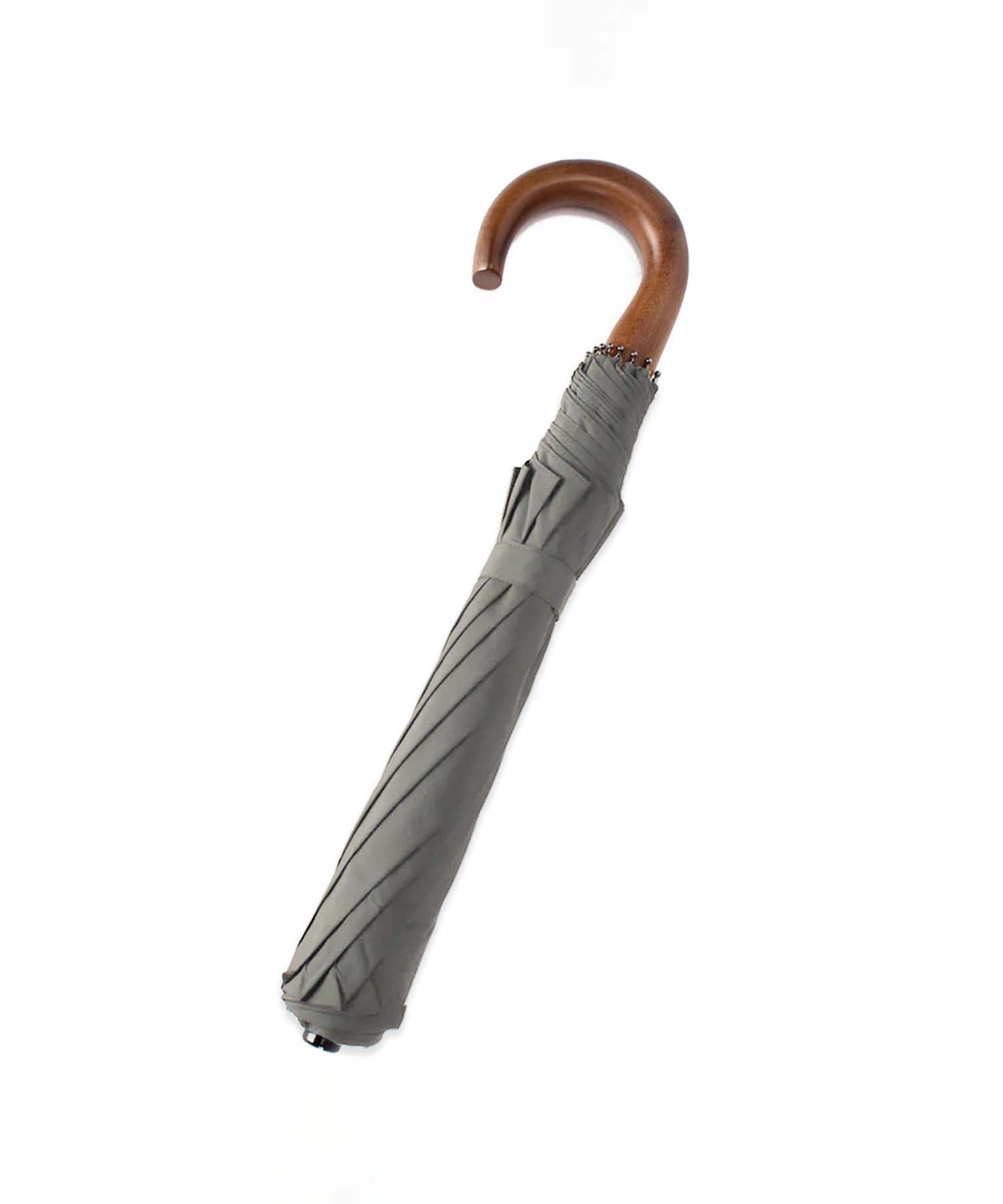 TL1 Maple Crook | 折りたたみ傘 | アーチ型ハンドル | メイプル | 雨用傘 (03 GREY)