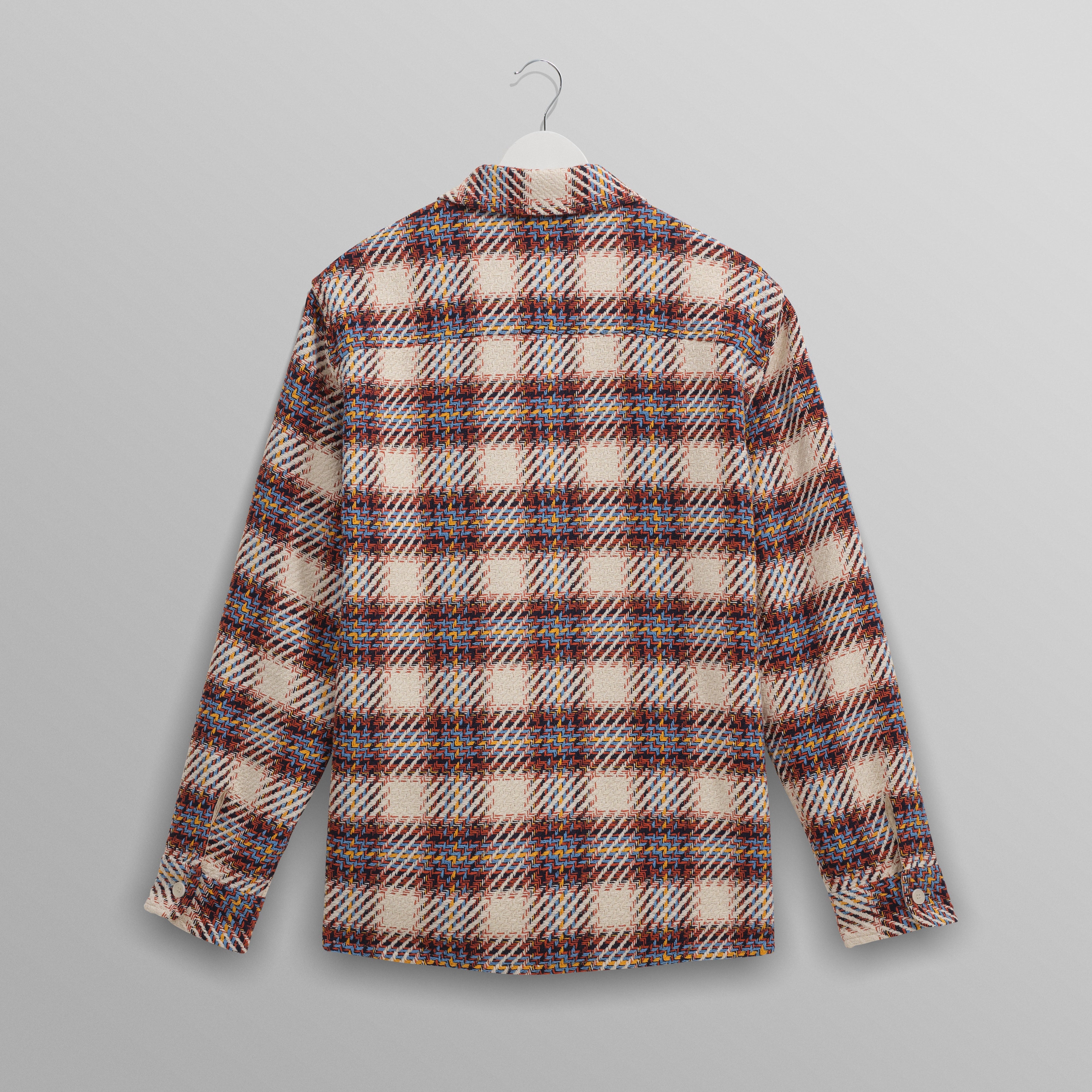オーバーシャツ HUTTON CHECK (ECRU/MULTI) Whiting Overshirt