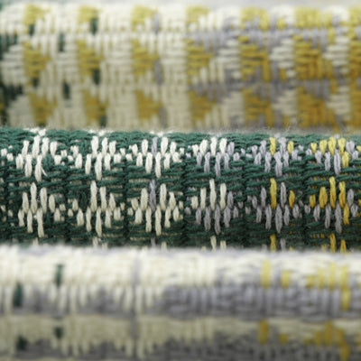 オーバーシャツ ADDLE CHECK (ECRU/GREEN)