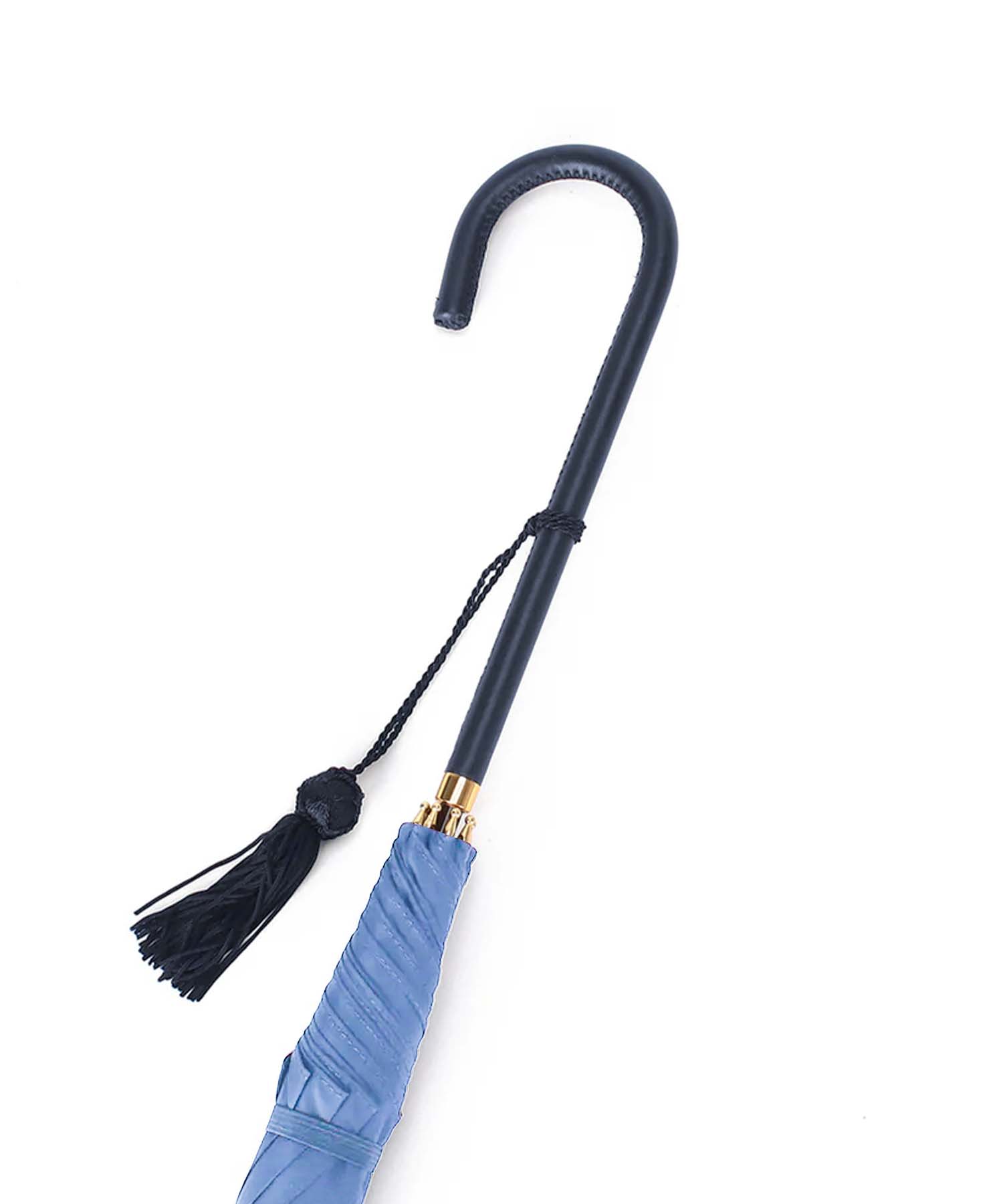 WL1 Slim Leather | 長傘 | アーチ型ハンドル | レザー | 晴雨兼用傘 (NAVY/565 ARA BLUE)