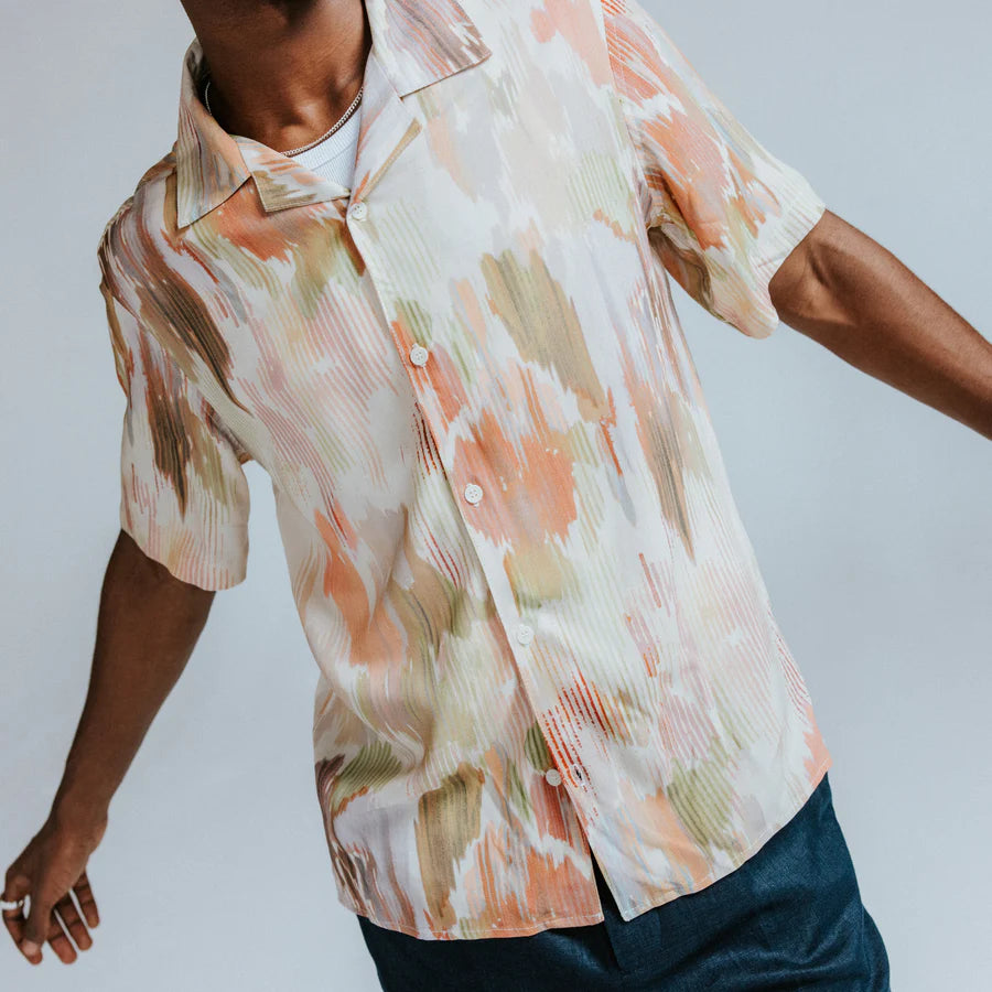 ディドコットシャツ CORRIGATED FLORAL (PASTEL MULTI)