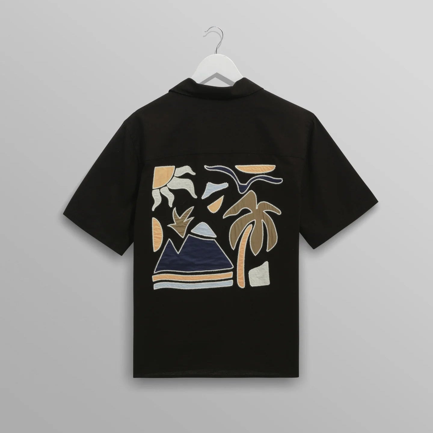 ディドコットシャツ W POCKET APPLIQUE (BLACK/MULTI) - グリニッジ オンラインストア