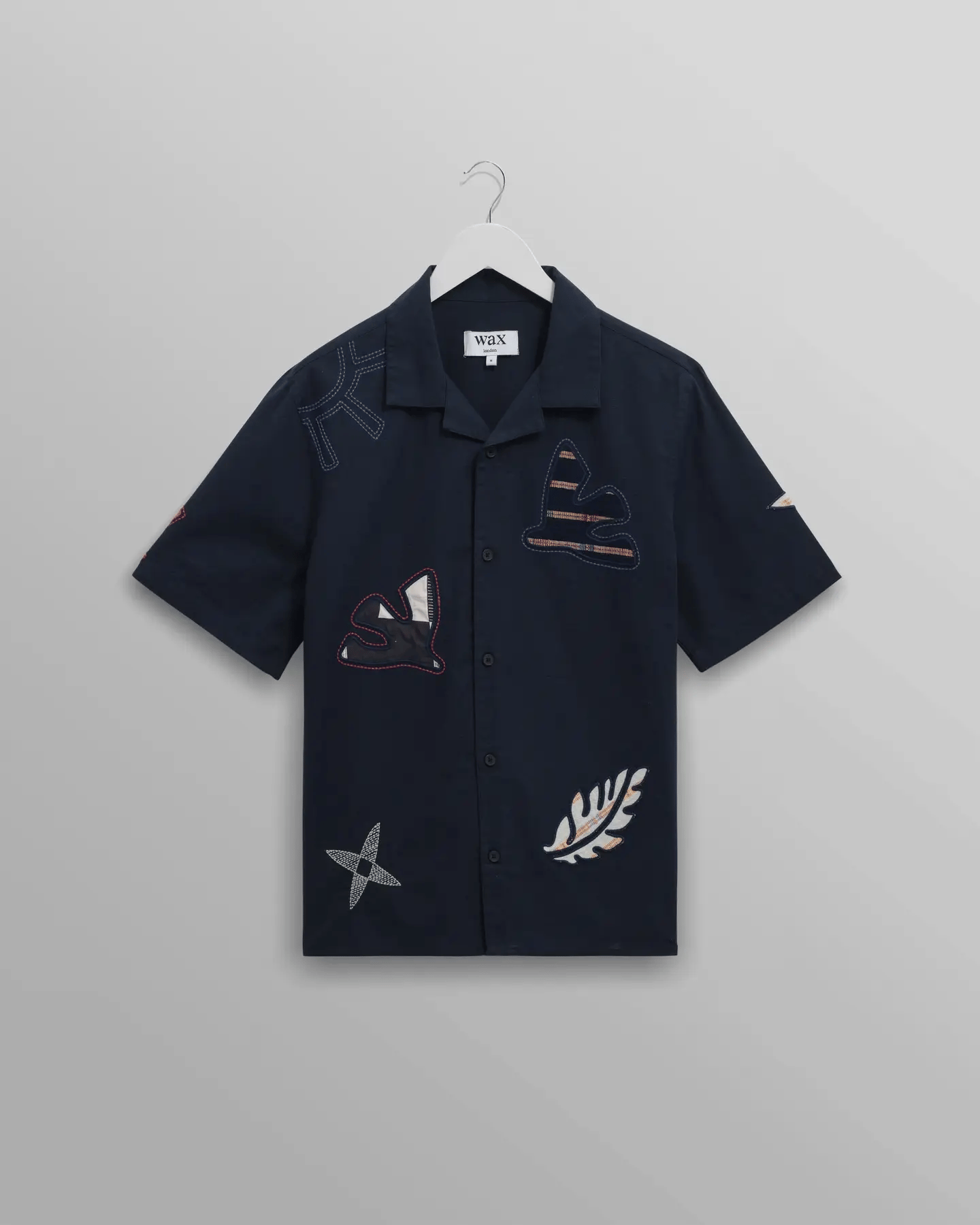 ディドコットシャツ BIRD DOOBLE (NAVY/MULTI) - グリニッジ オンラインストア