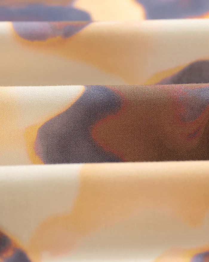 ディドコットシャツ BLUR FLORAL (PEACH/BLUE)