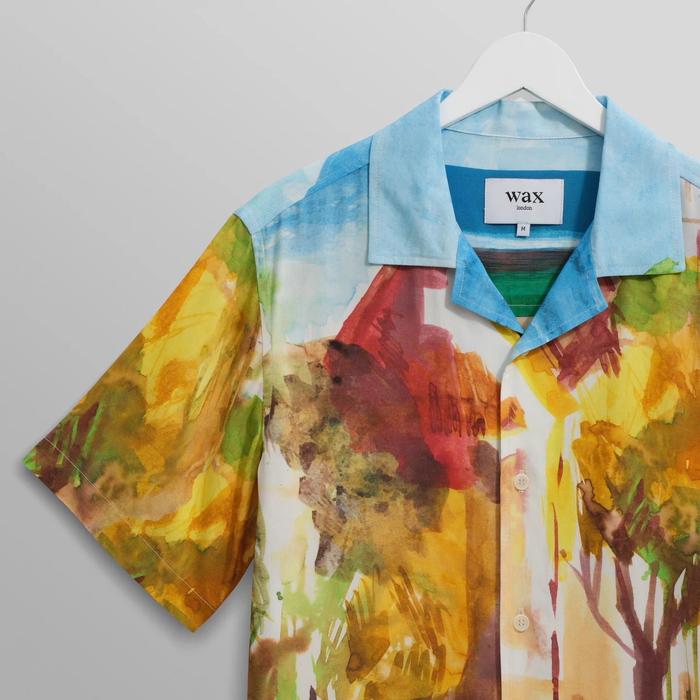 ディドコットシャツ VILLAGE SCENE (GREEN/MULTI) - グリニッジ オンラインストア