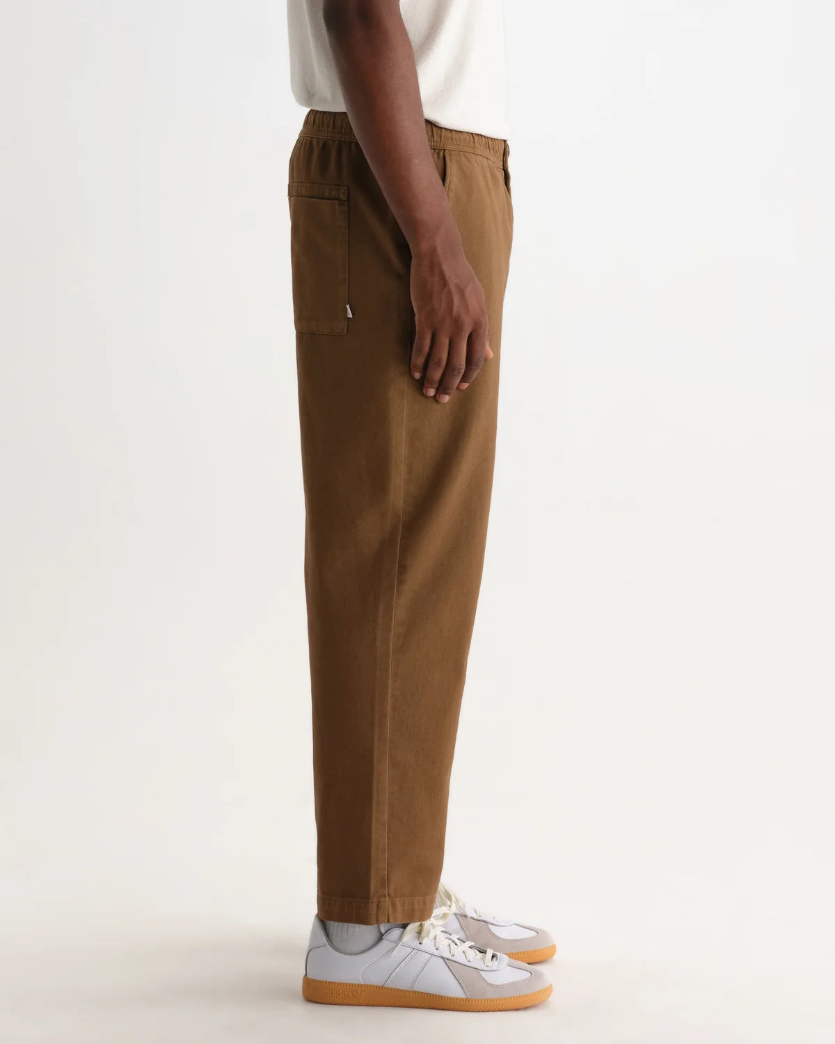カートトラウザーズ ORGANIC COTTON TWILL (DARK TAN)