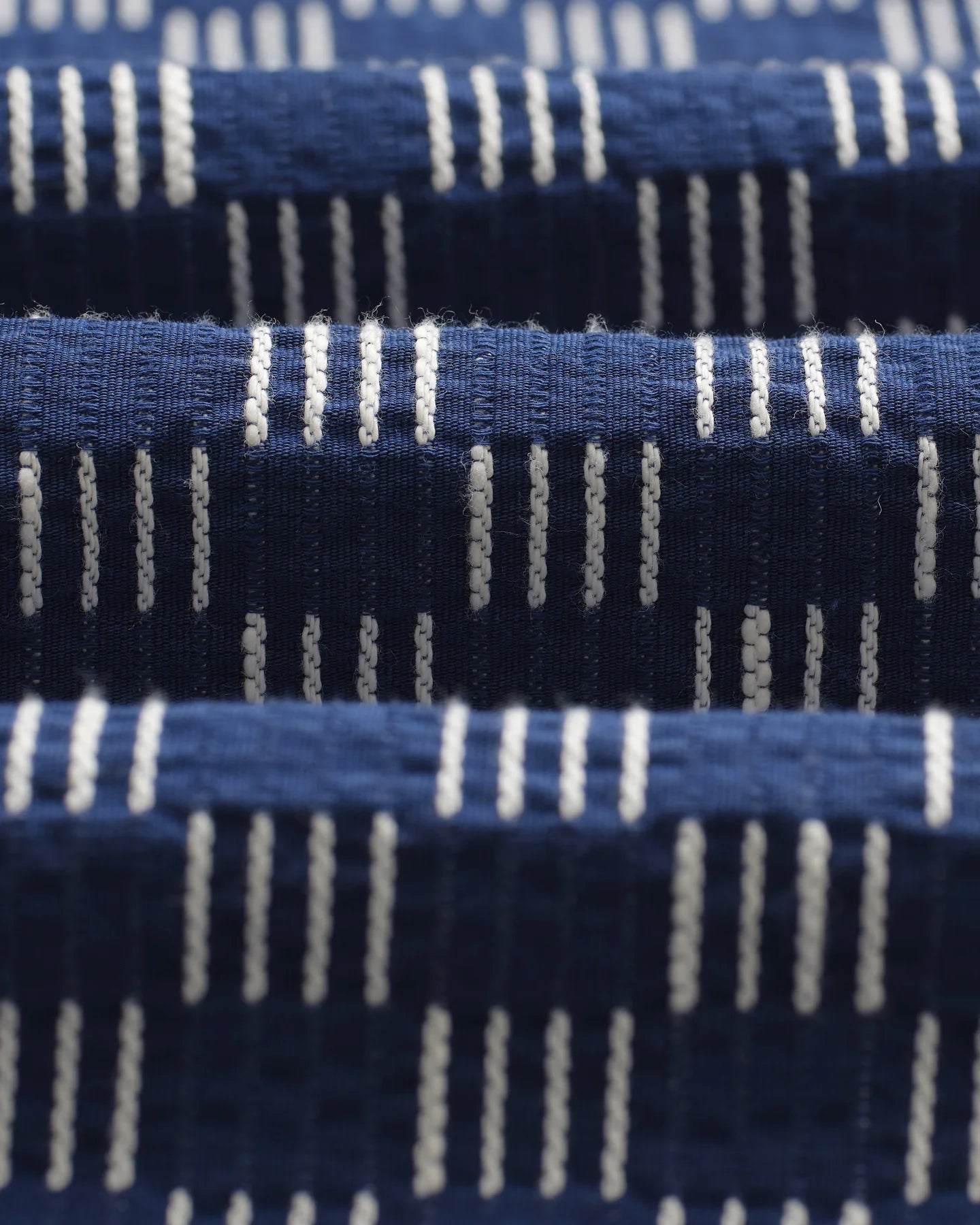 カートショーツ GRID STITCH (INDIGO/ECRU)