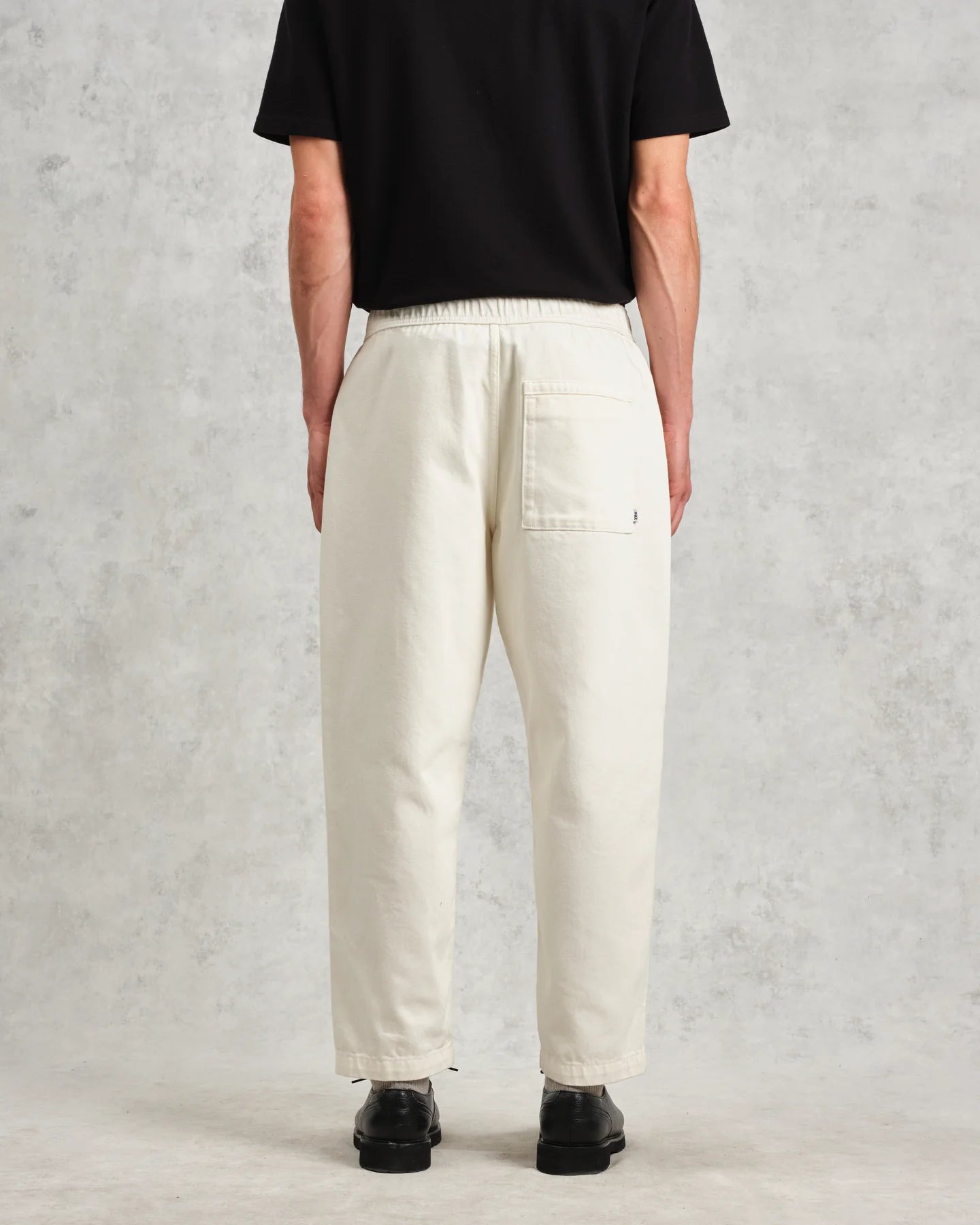 カートトラウザーズ ORGANIC COTTON TWILL (OFF WHITE)
