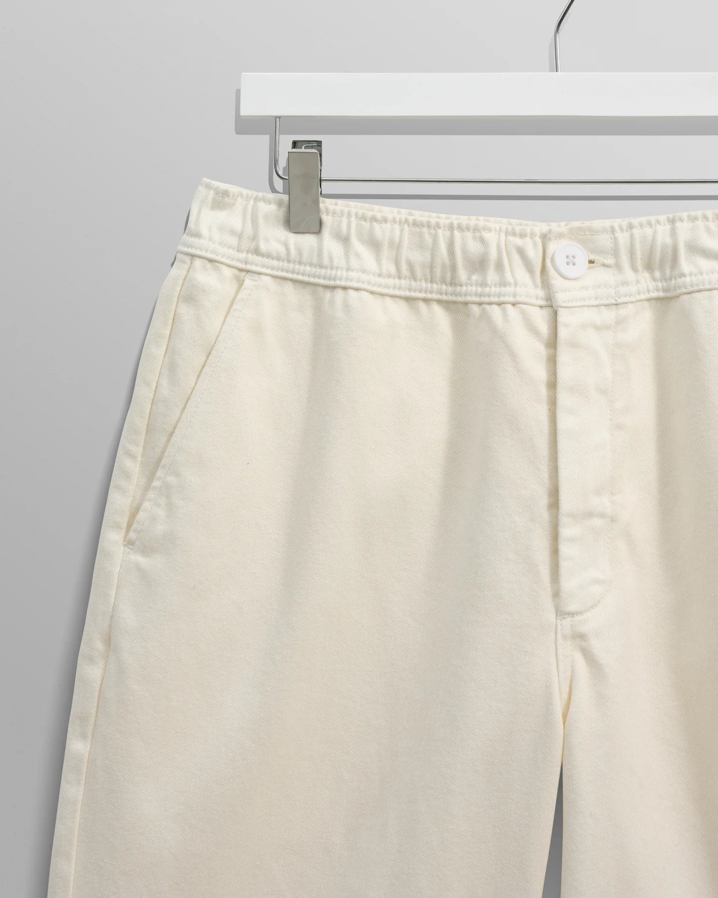 カートトラウザーズ ORGANIC COTTON TWILL (OFF WHITE)