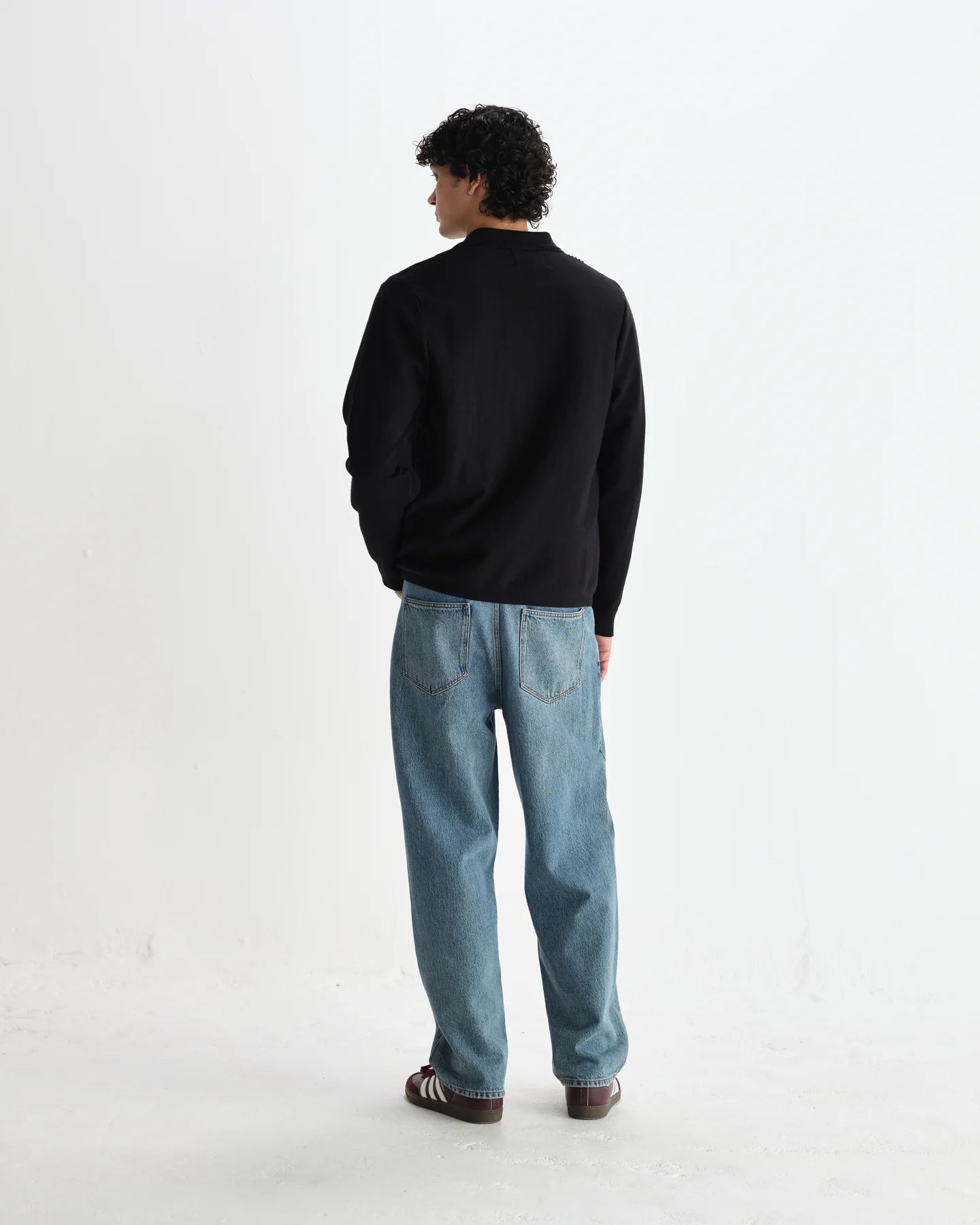 レノックスジップ MILANO RIPPLE STRIPE (BLACK)