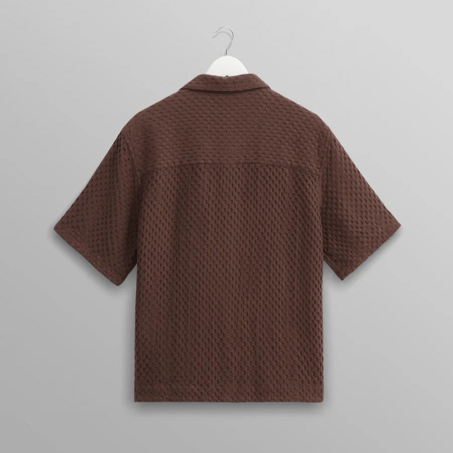 リドシャツ BOX DOBBY (BROWN)